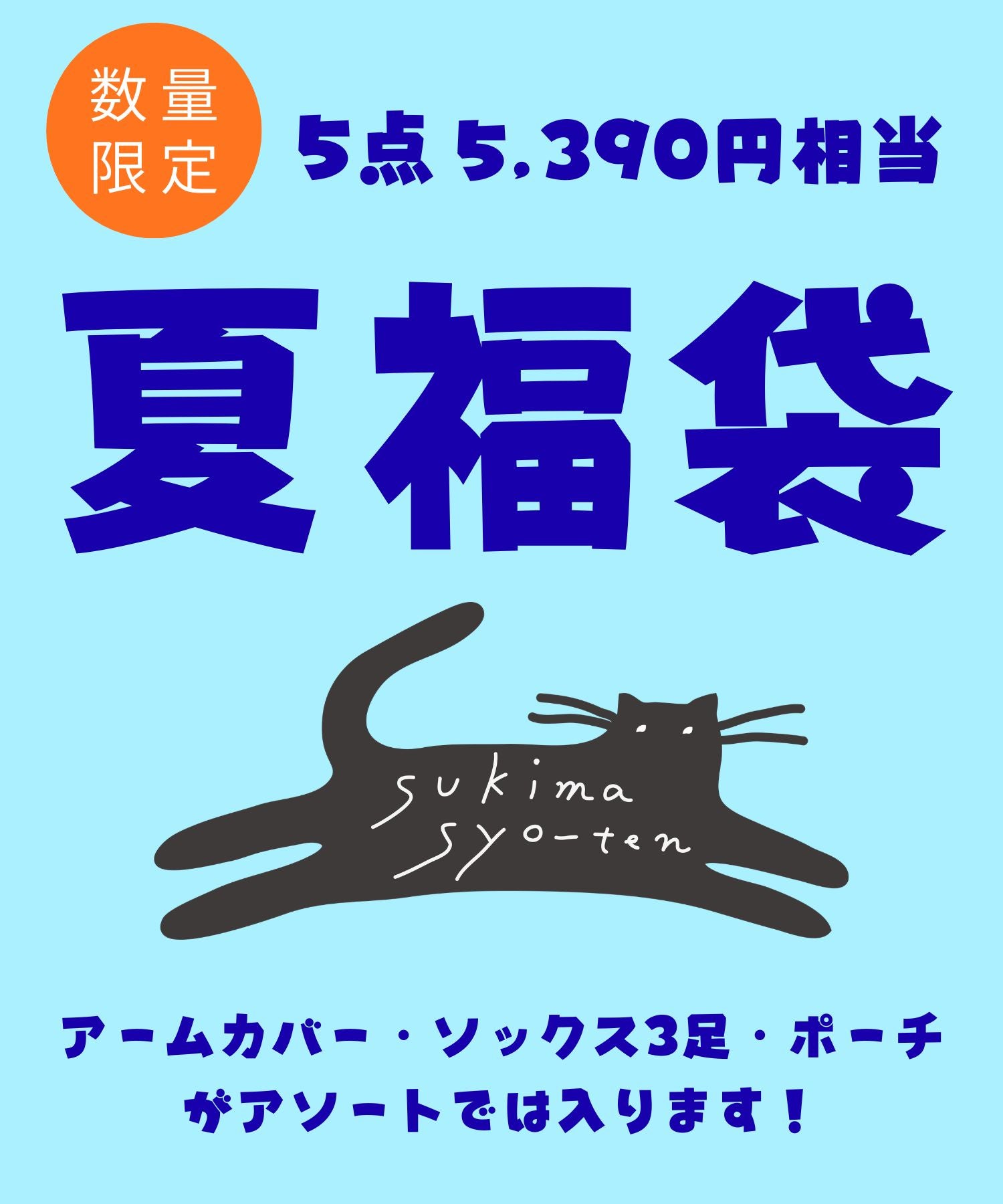 【数量限定】5点 5,390円相当 夏のよくばり福袋