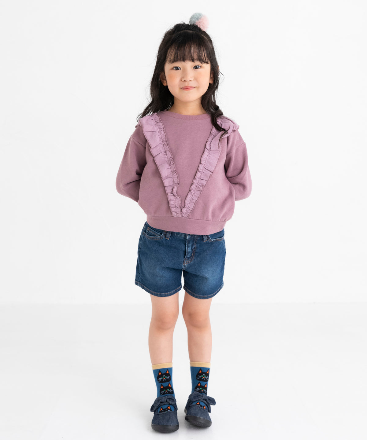 【3足組】クロネコだいすき ショートソックス