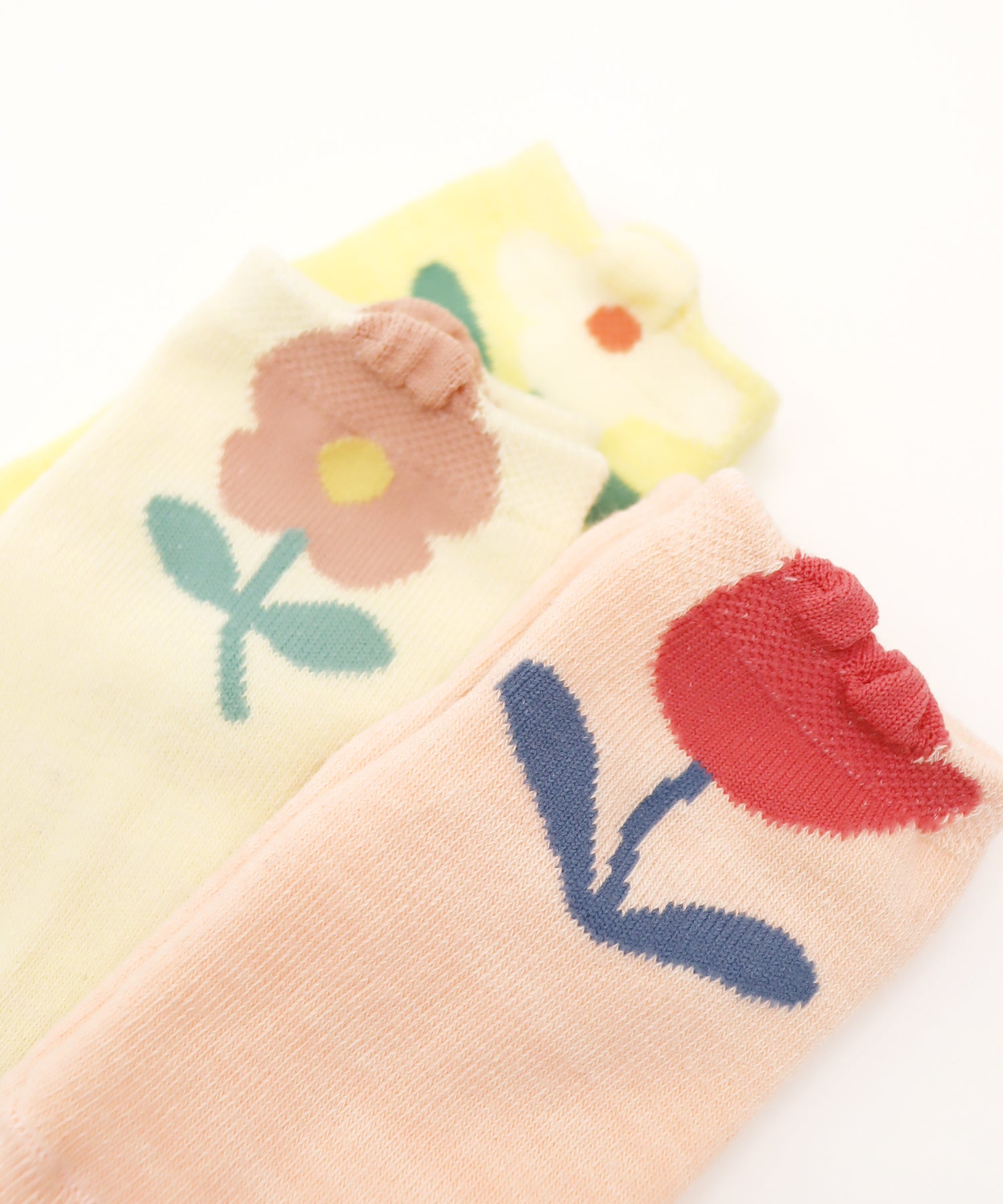 【3足組】ポッピンフラワー 園児ソックス