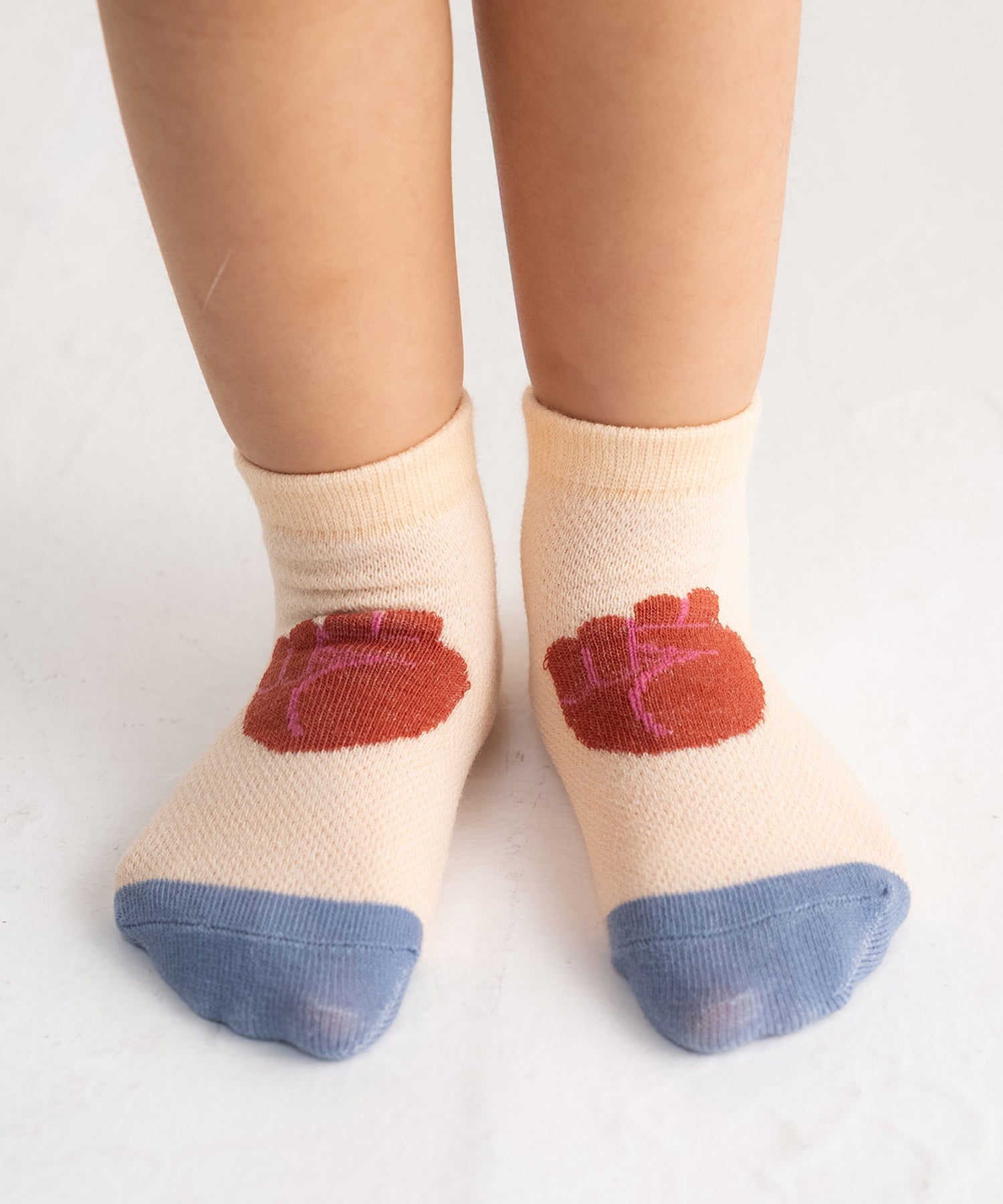 【3足組】ジャンケン メッシュ ベビー 園児アンクルソックス