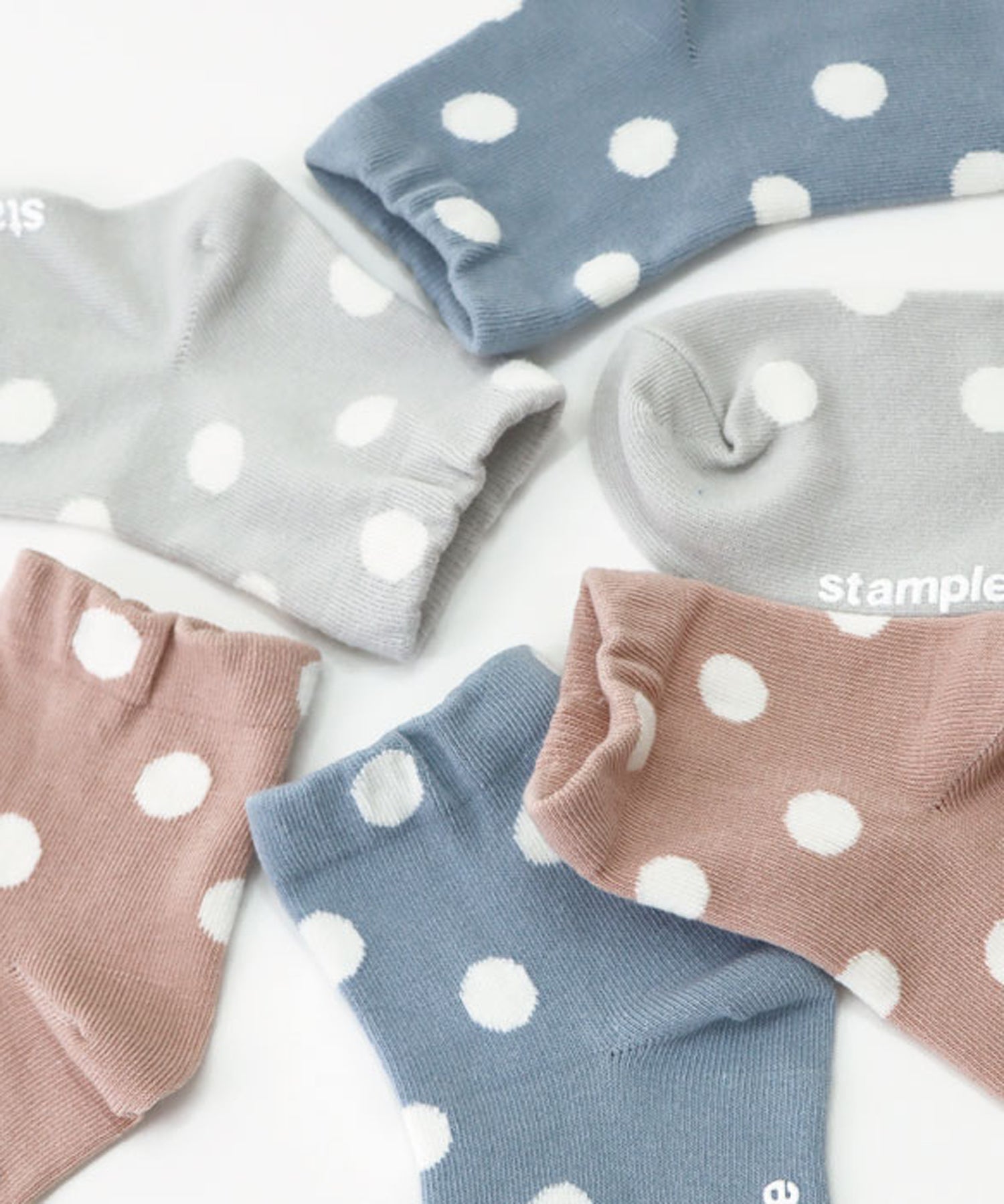 【3足組】スタンダードドット キッズ ショートソックス