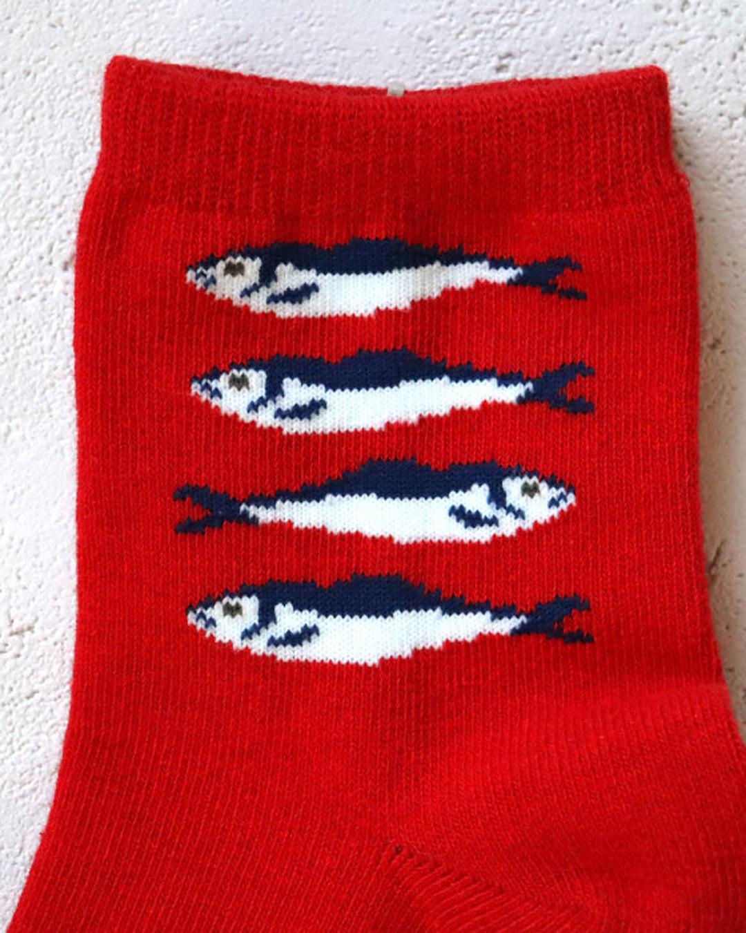 【3足】おしゃれ小魚 キッズショートソックス