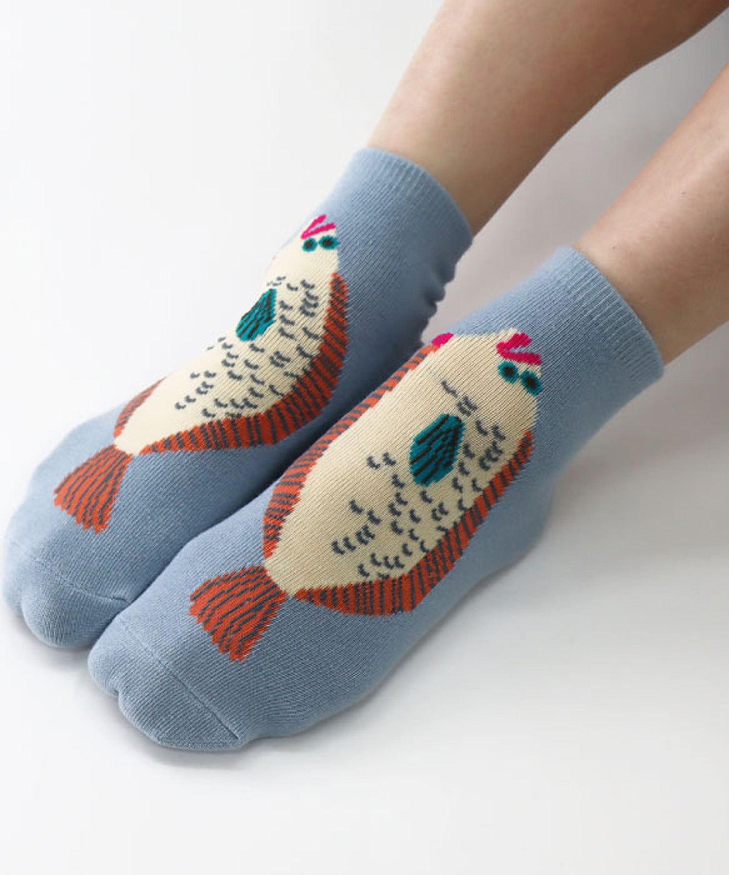 【3足組】じっとしてる魚 キッズ アンクルソックス