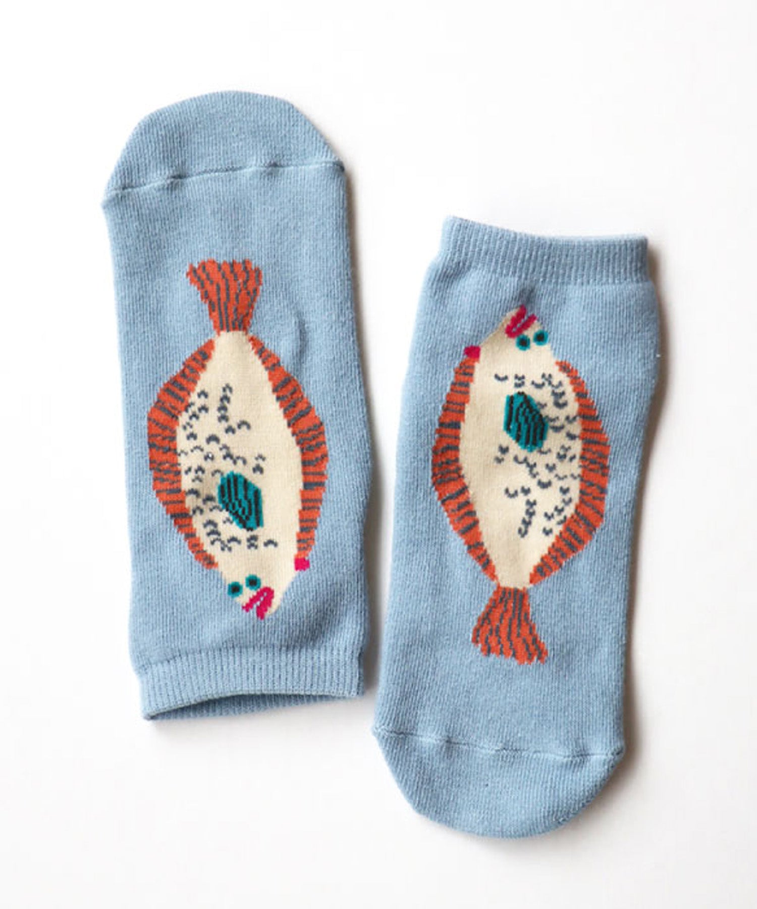 【3足組】じっとしてる魚 キッズ アンクルソックス