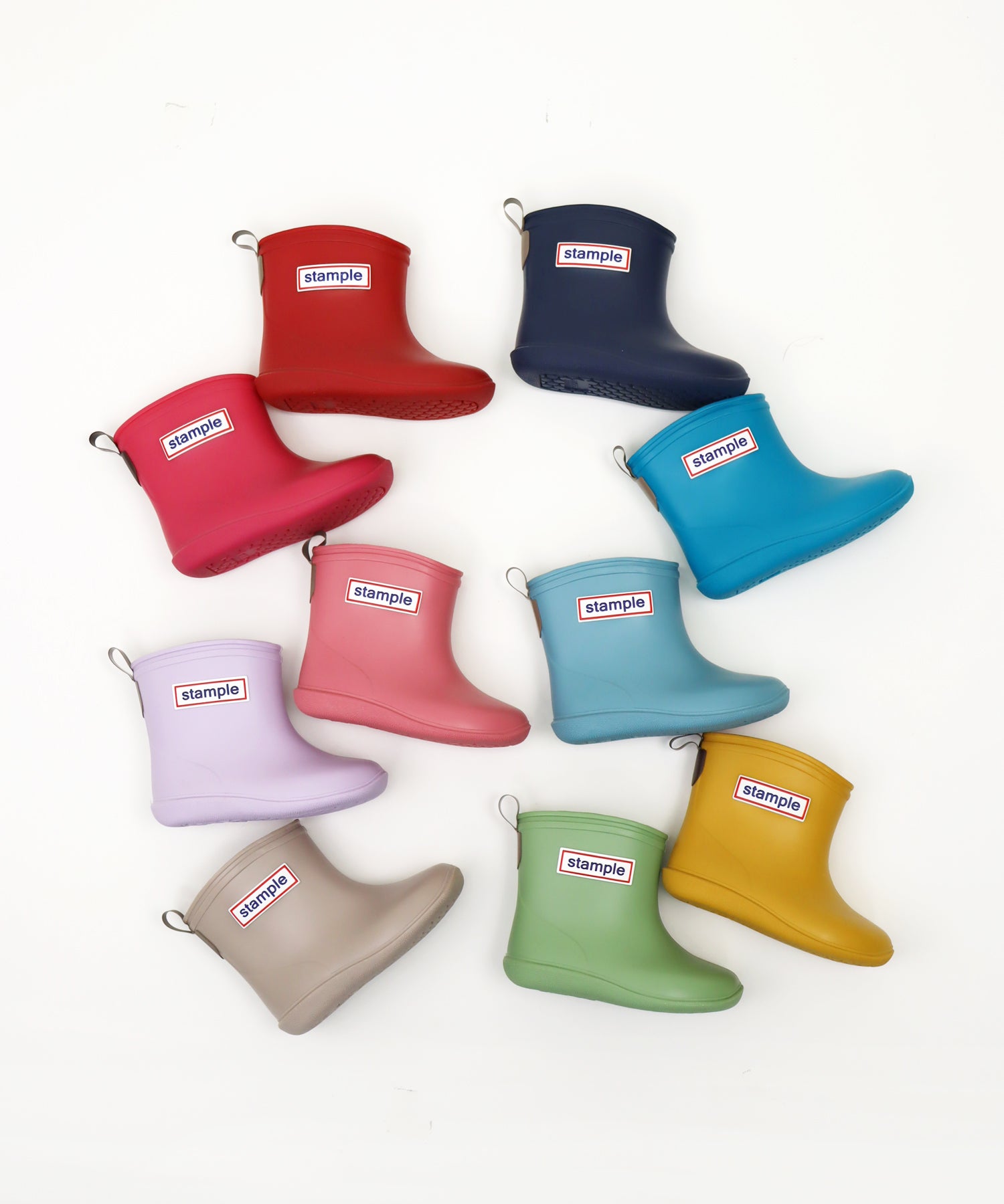 スタンプル キッズ レインブーツ