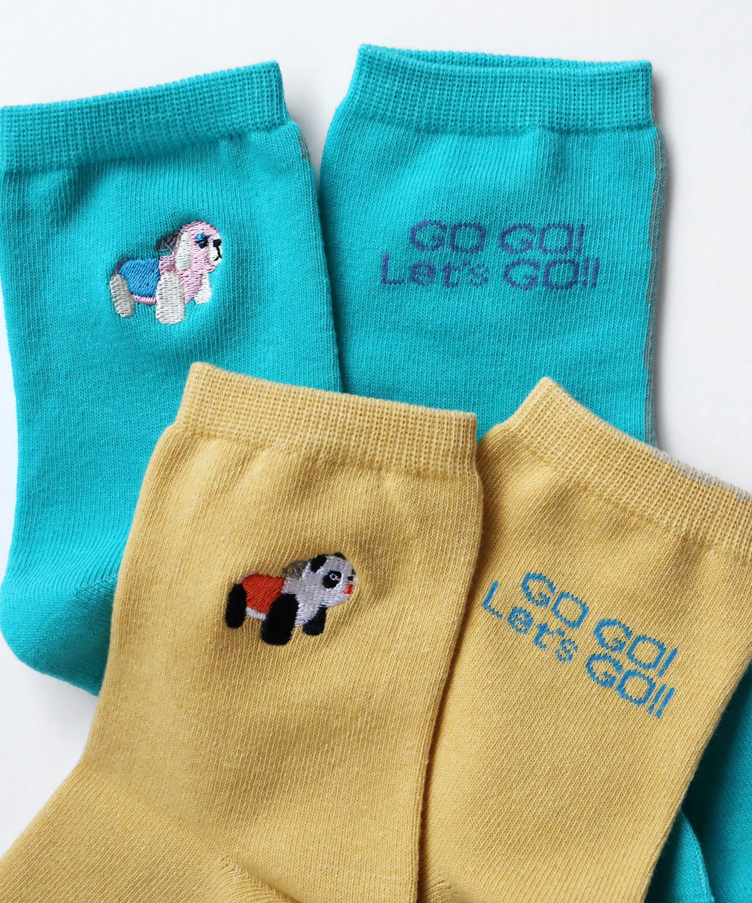 【2足組】GO！GO！アニマルカート ショートソックス