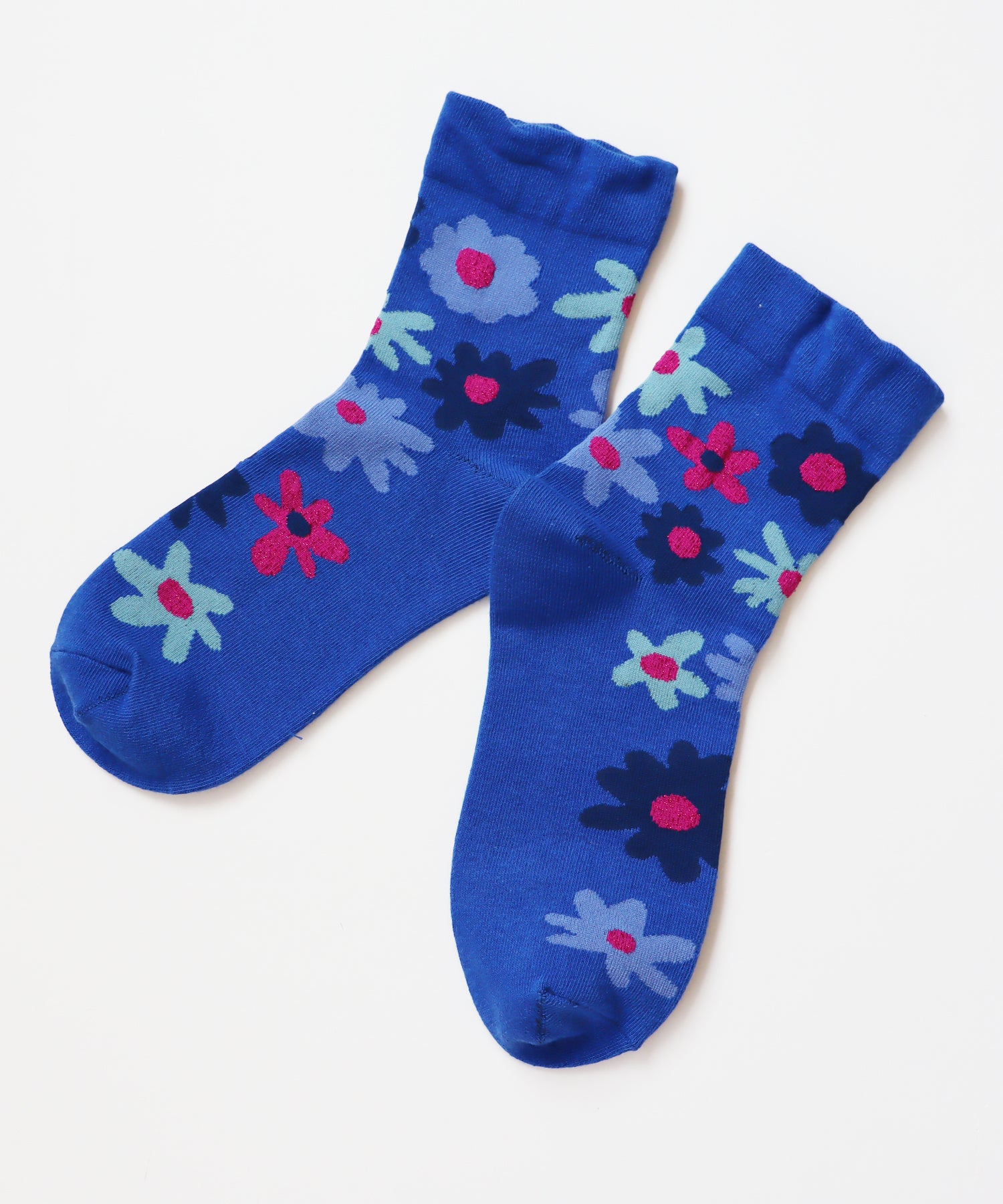 〈TIME SALE〉【2足組】フラワーガーデン ショートソックス