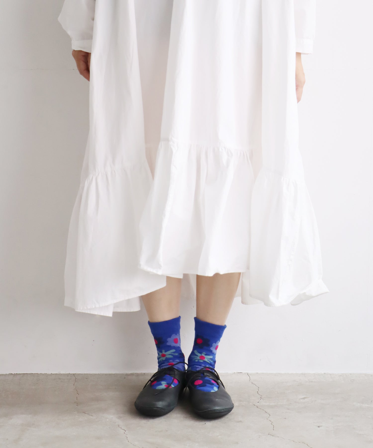 〈TIME SALE〉【2足組】フラワーガーデン ショートソックス