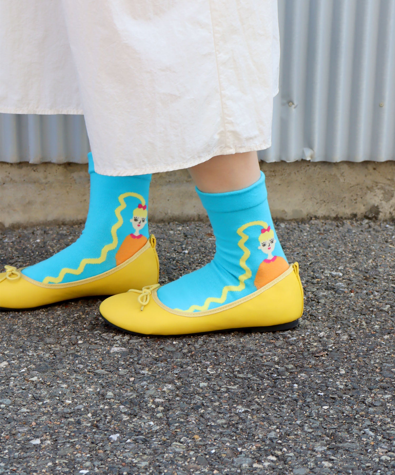 〈TIME SALE〉【2足組】ロングヘア―ツインズ ショートソックス