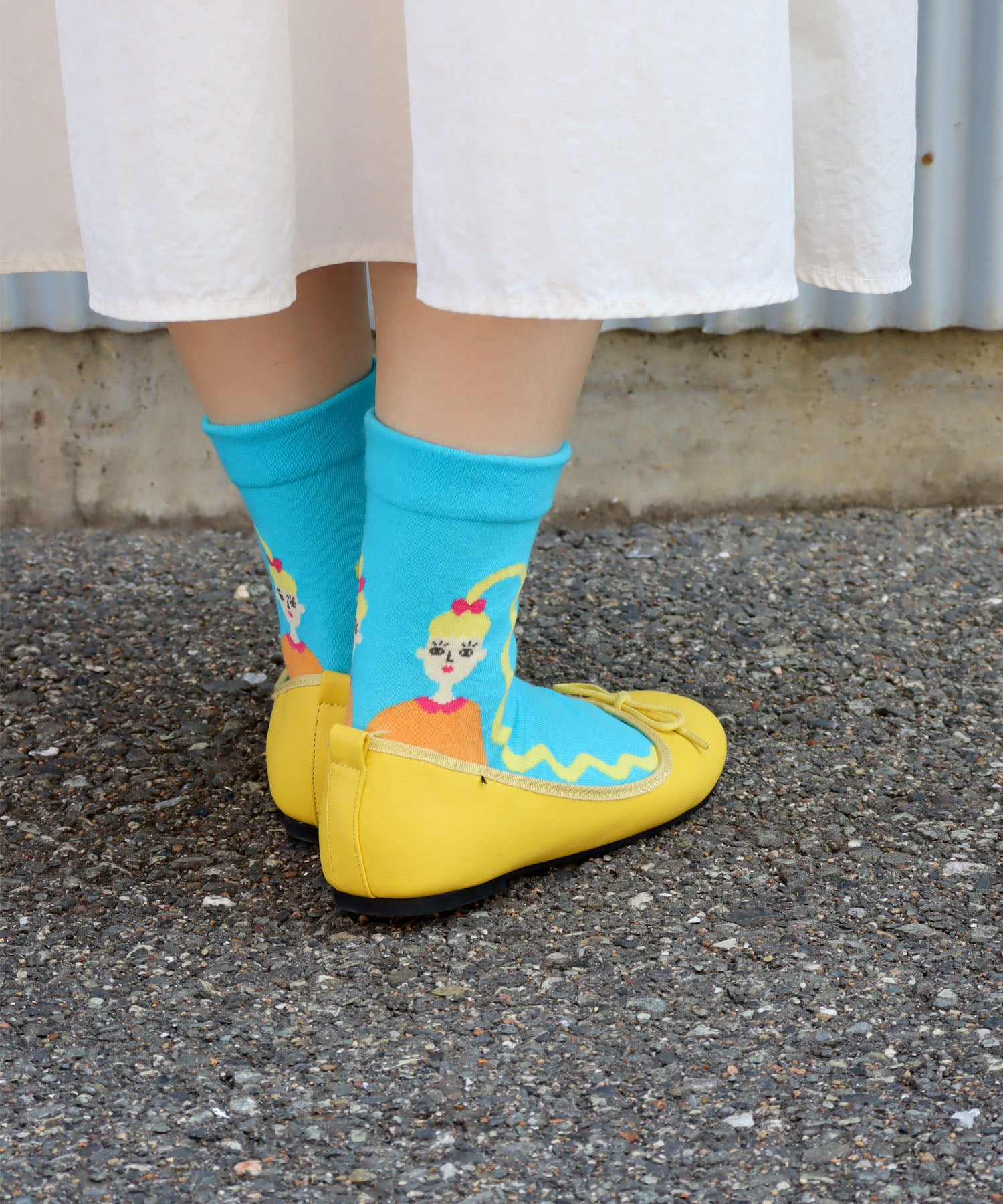 〈TIME SALE〉【2足組】ロングヘア―ツインズ ショートソックス