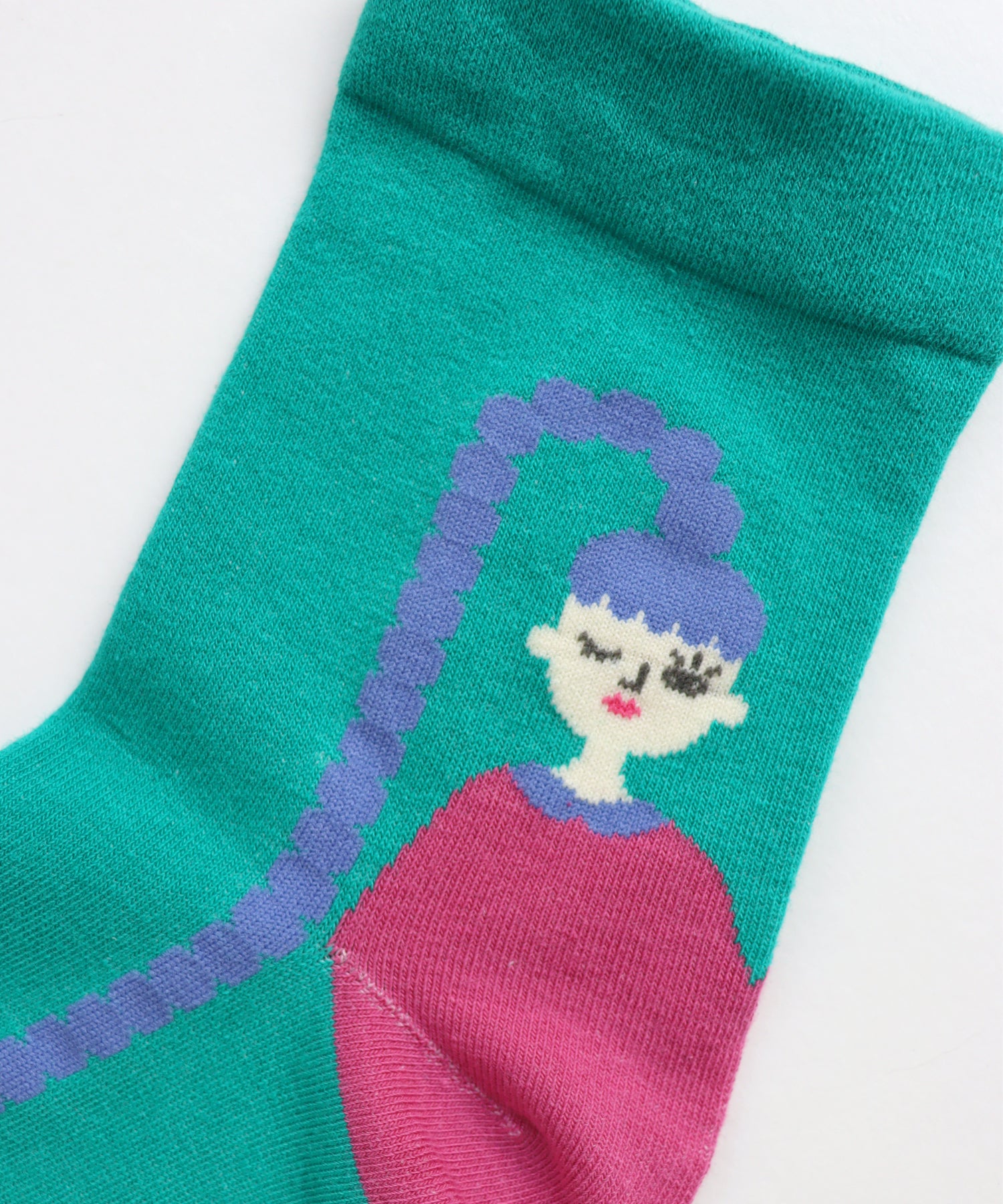 〈TIME SALE〉【2足組】ロングヘア―ツインズ ショートソックス