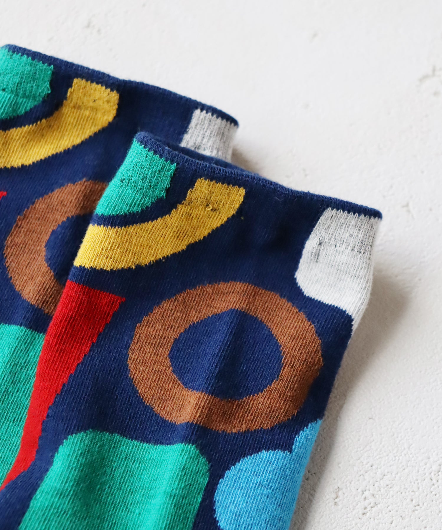 〈TIME SALE〉【2足組】○△□ ショートソックス