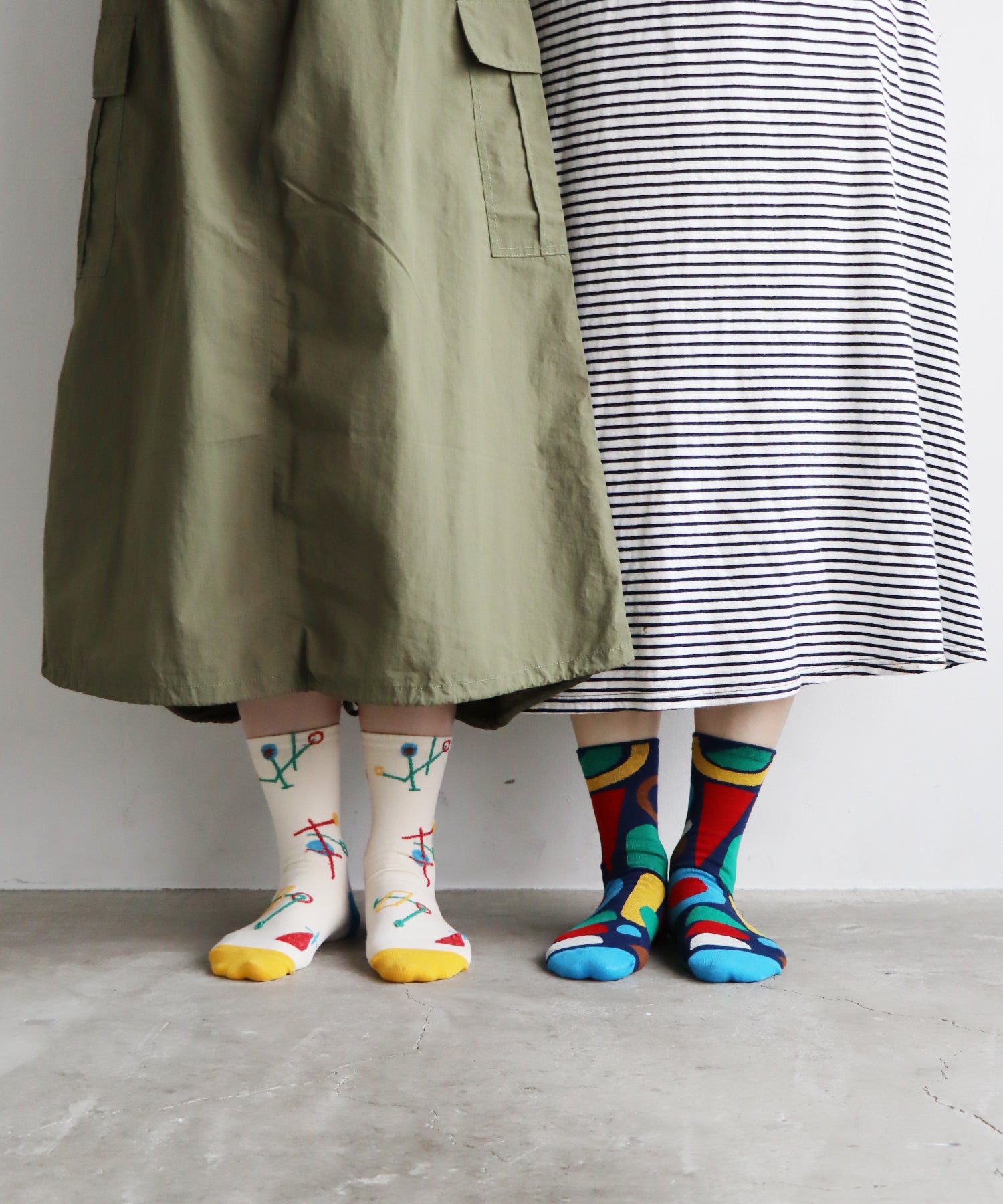 〈TIME SALE〉【2足組】○△□ ショートソックス