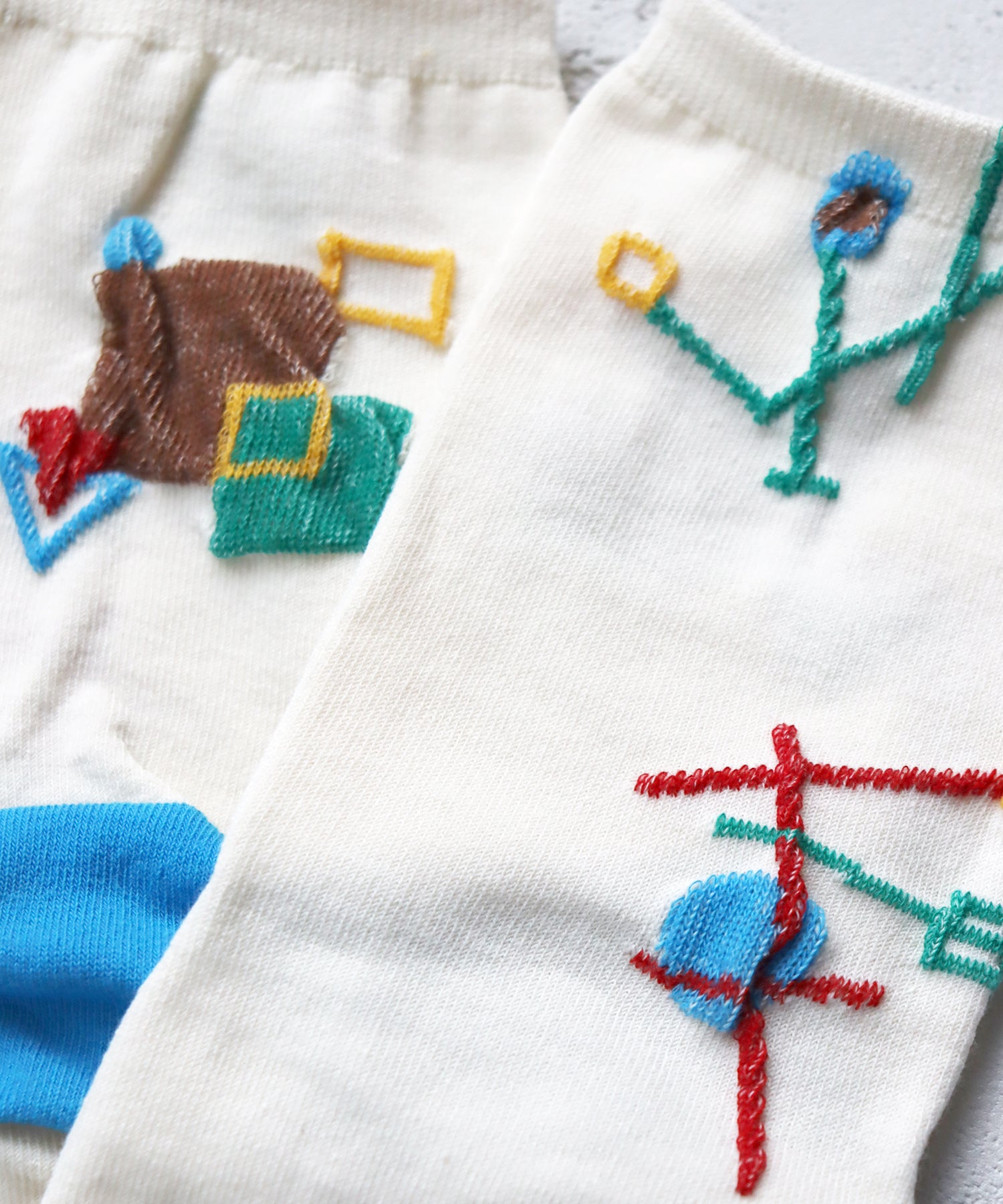 〈TIME SALE〉【2足組】○△□ ショートソックス