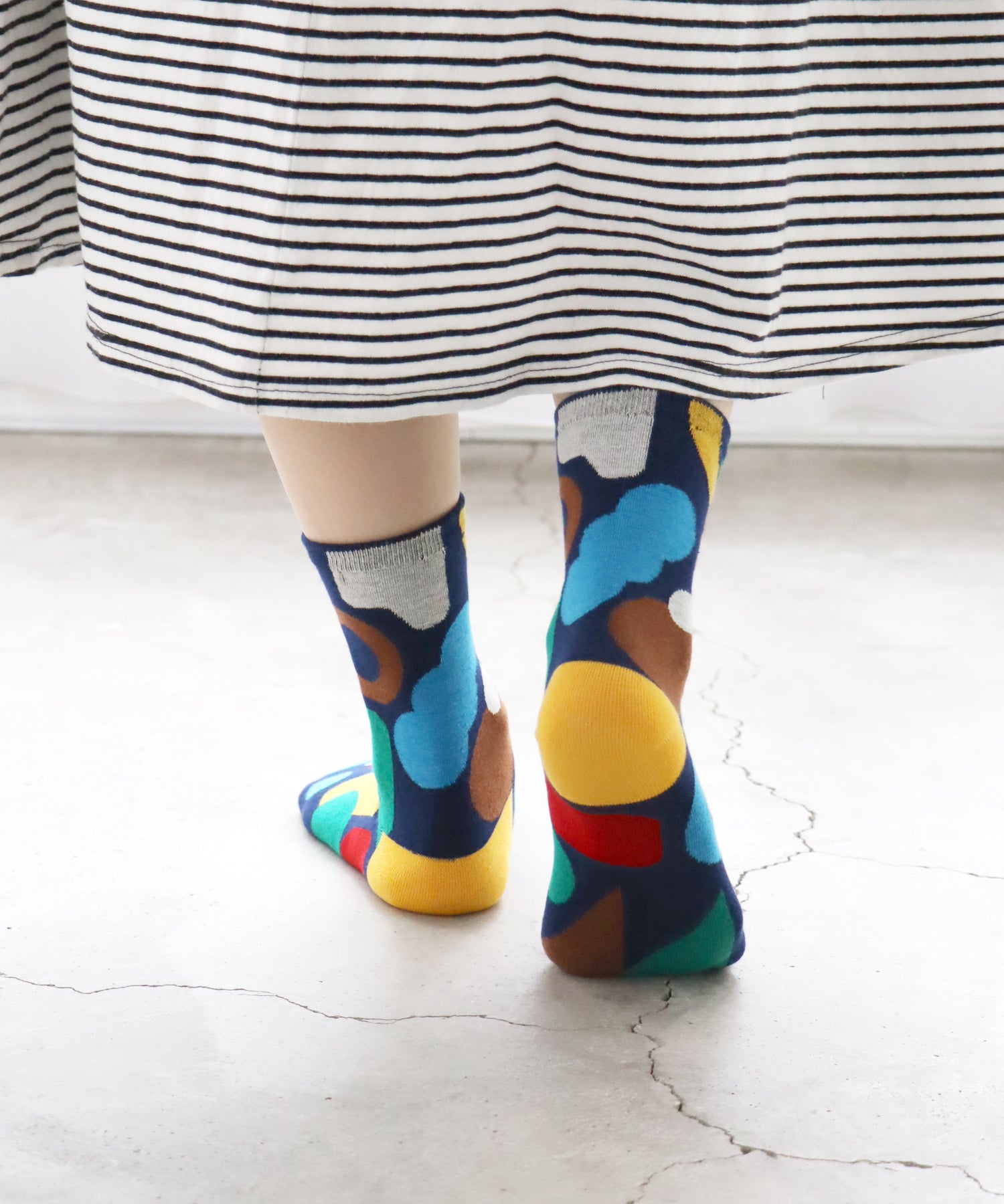 〈TIME SALE〉【2足組】○△□ ショートソックス