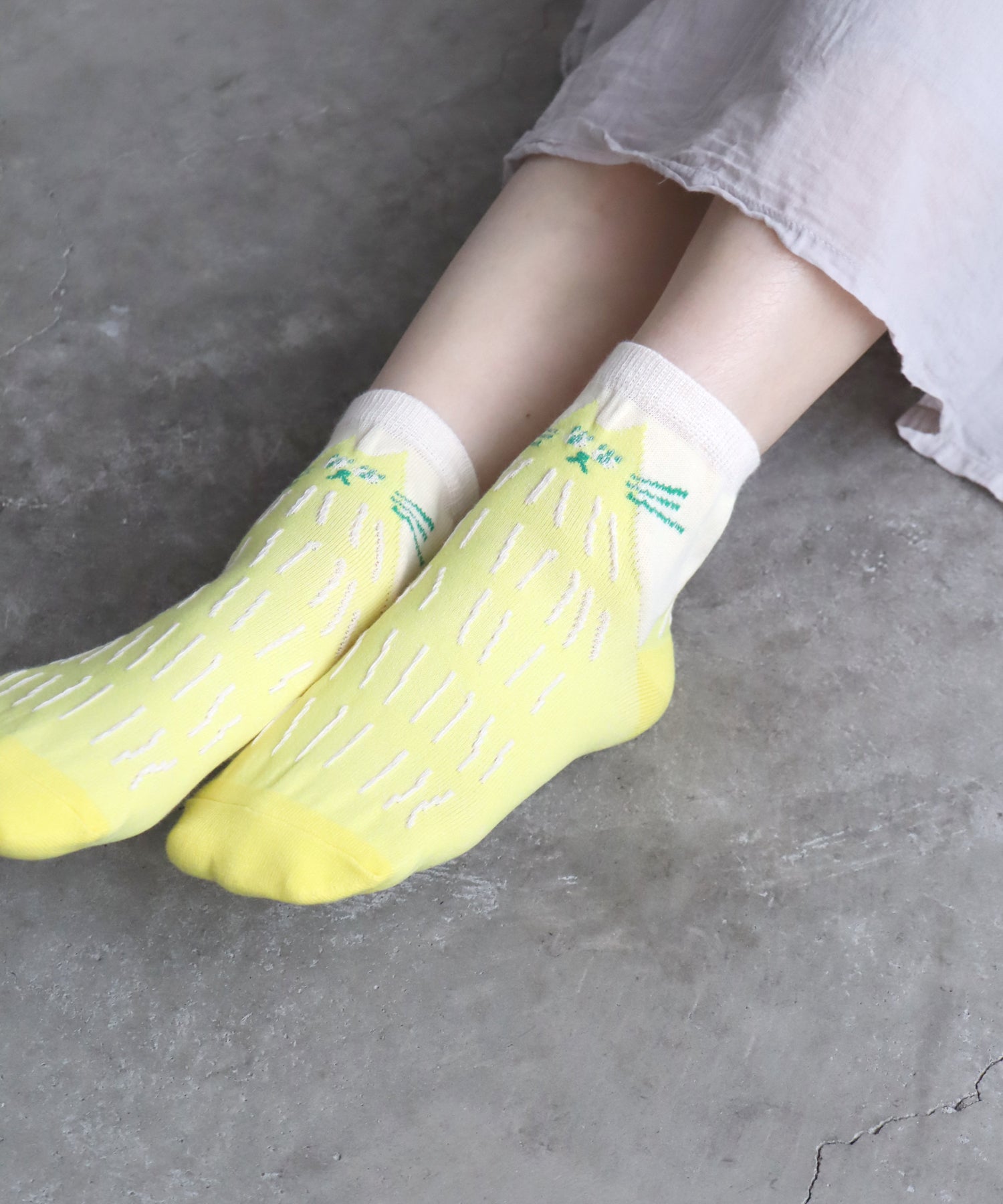 〈TIME SALE〉【2足組】ネコネコ ショートソックス