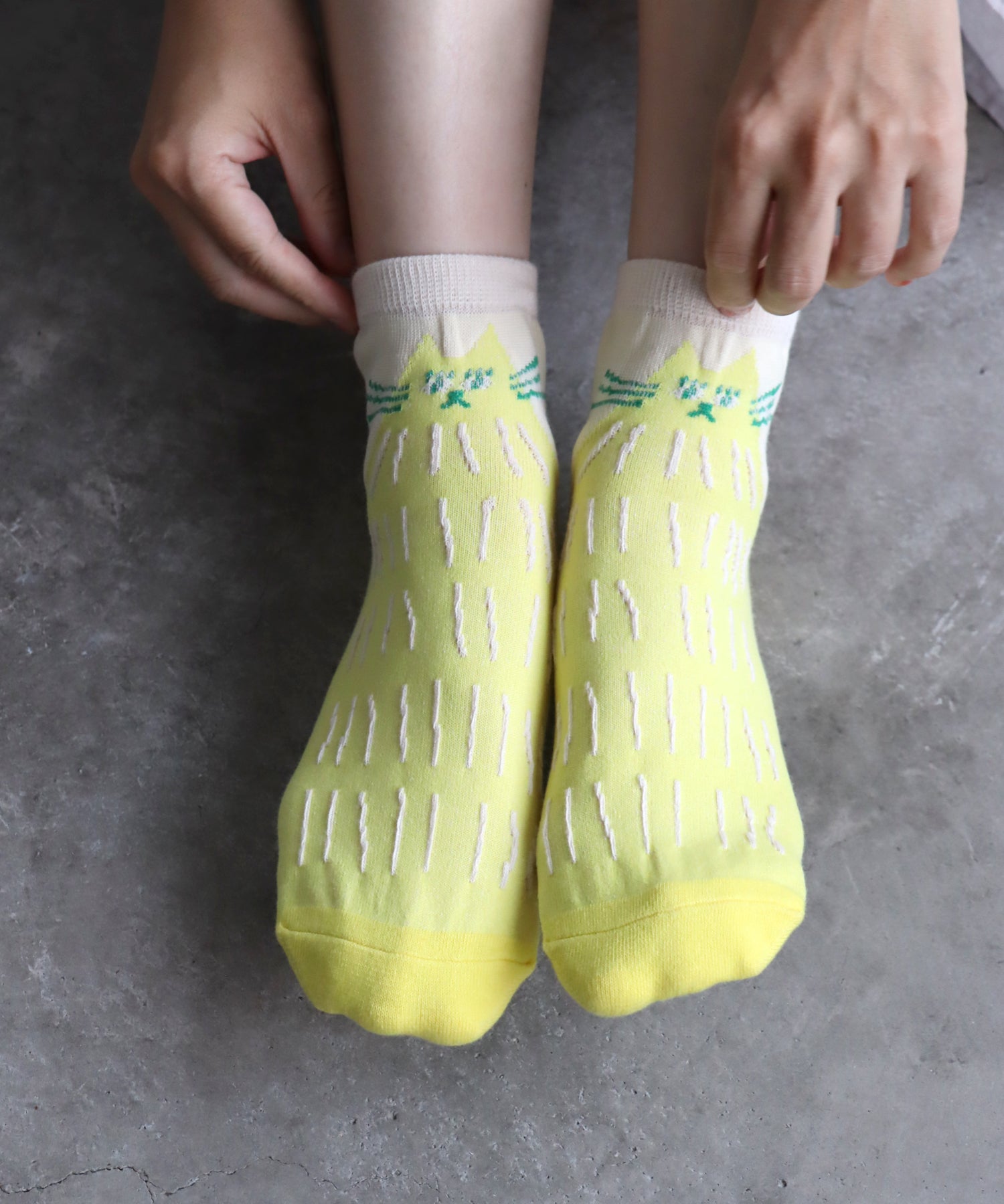 〈TIME SALE〉【2足組】ネコネコ ショートソックス