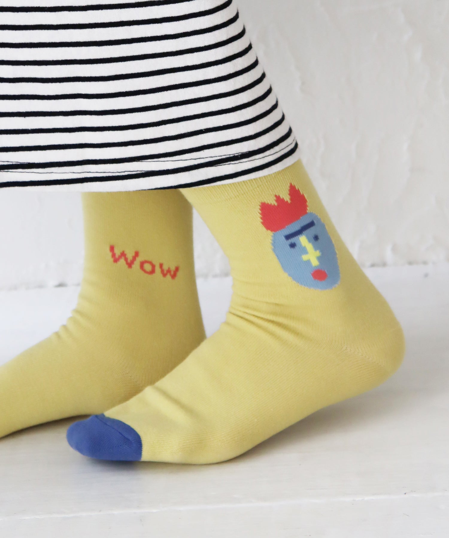 ★予約アイテム10％OFF★【2足組】Hello＆Wow ショートソックス