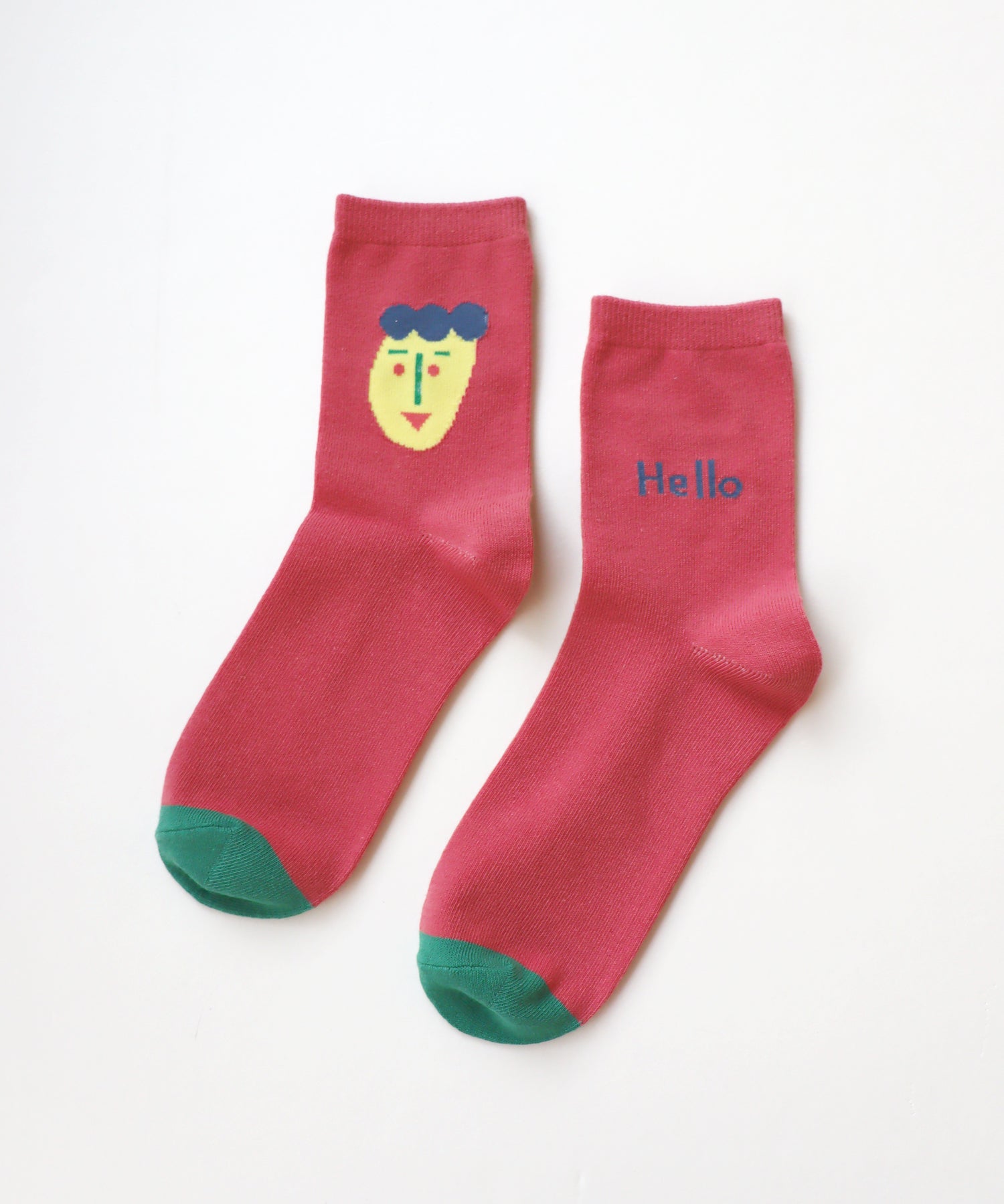 ★予約アイテム10％OFF★【2足組】Hello＆Wow ショートソックス