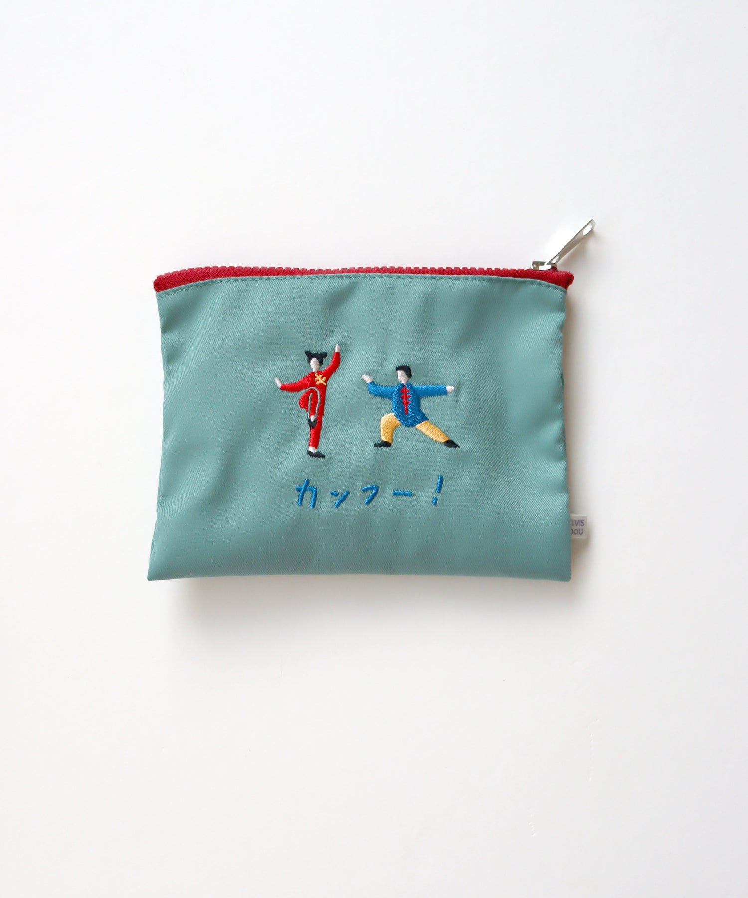 ★予約アイテム10％OFF★ コミカル刺繍 ポーチ