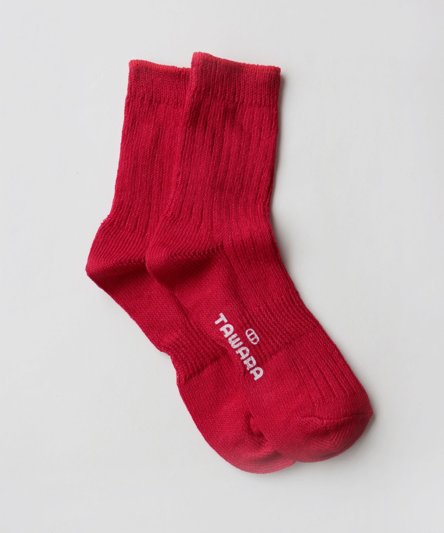 【1P】リネン×コットン リブ ショートソックス