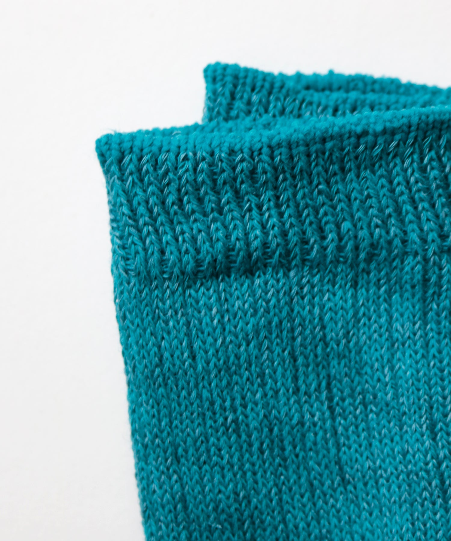 【1P】リネン×コットン リブ ショートソックス