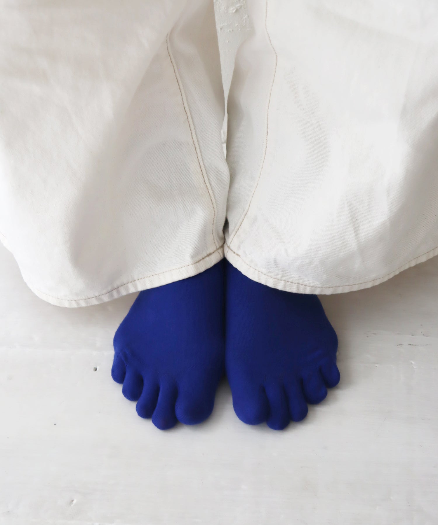 【1P】チラミセ ハイゲージ ５本指 ショートソックス