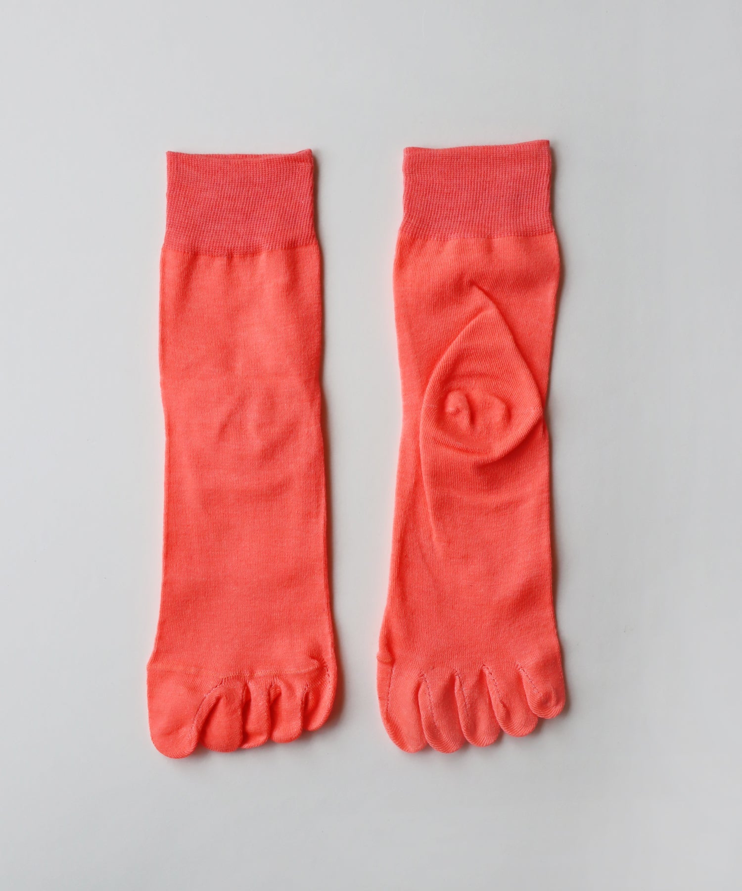 【1P】チラミセ ハイゲージ ５本指 ショートソックス