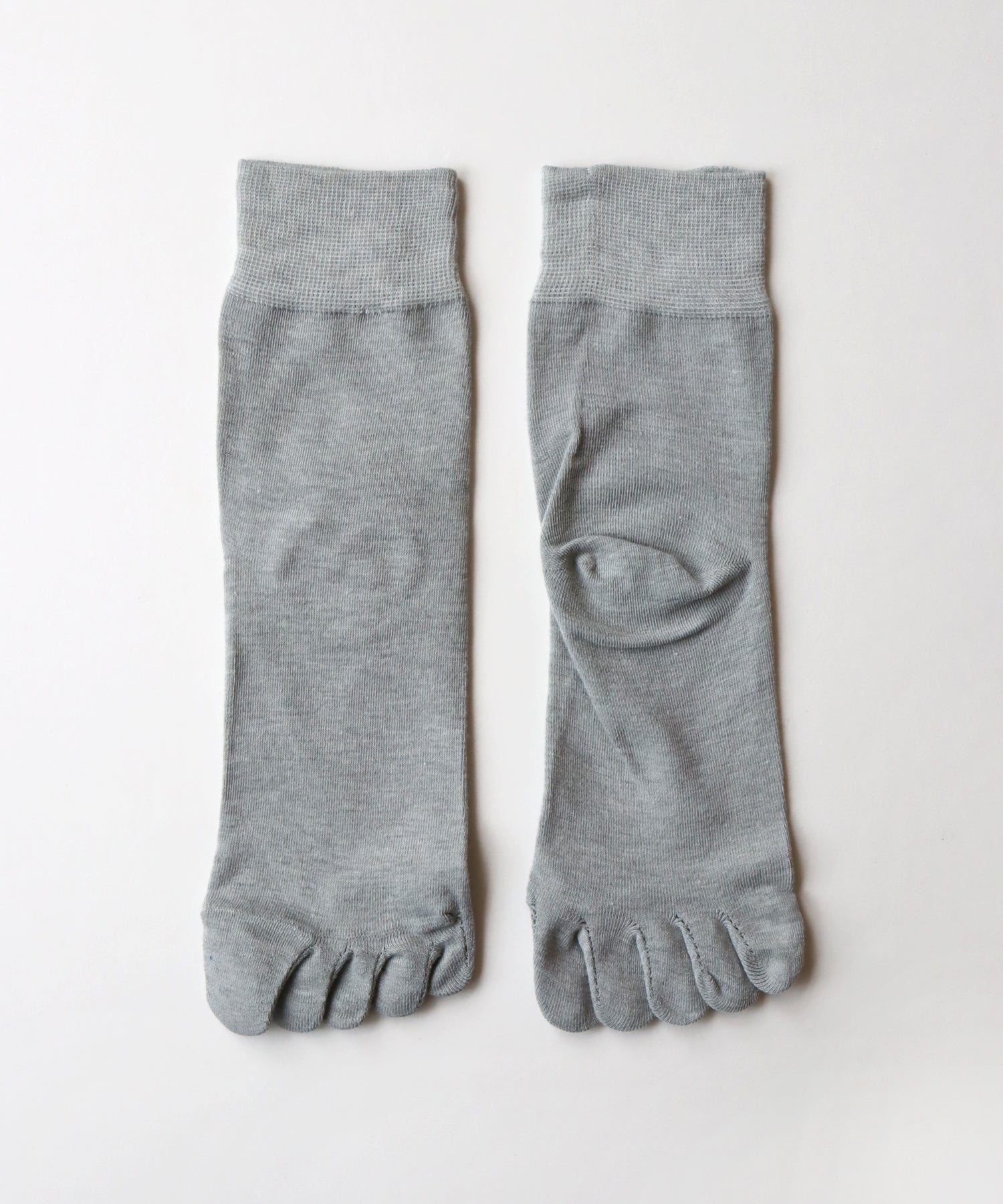 【1P】チラミセ ハイゲージ ５本指 ショートソックス