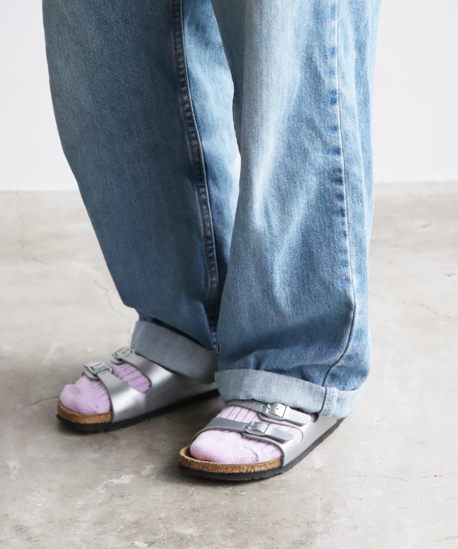 ラベンダー着用