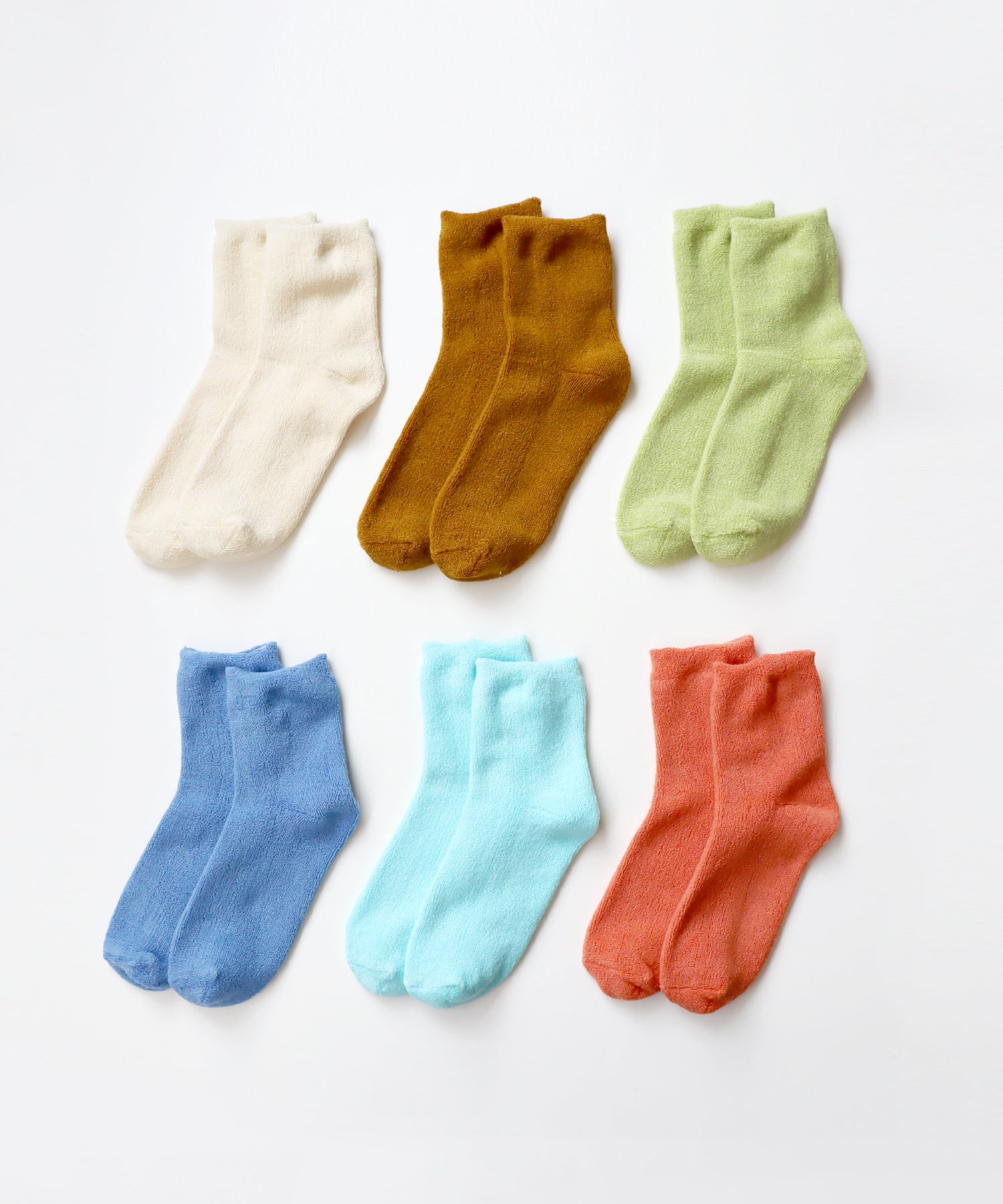 【1P】ショートパイル ショートソックス