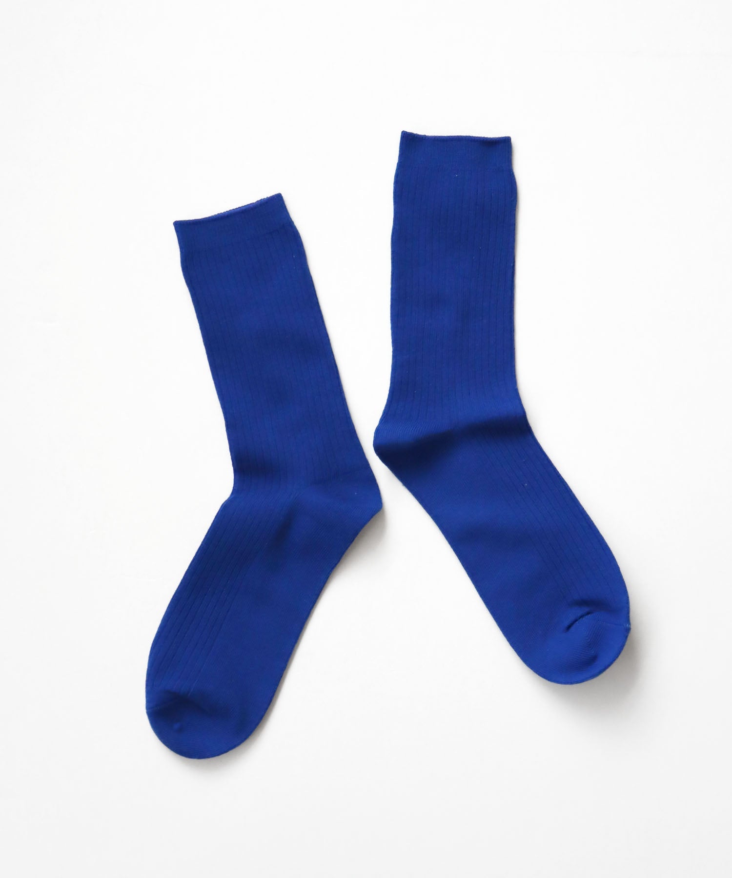 【1P】コットンリブ ベーシック クルーソックス