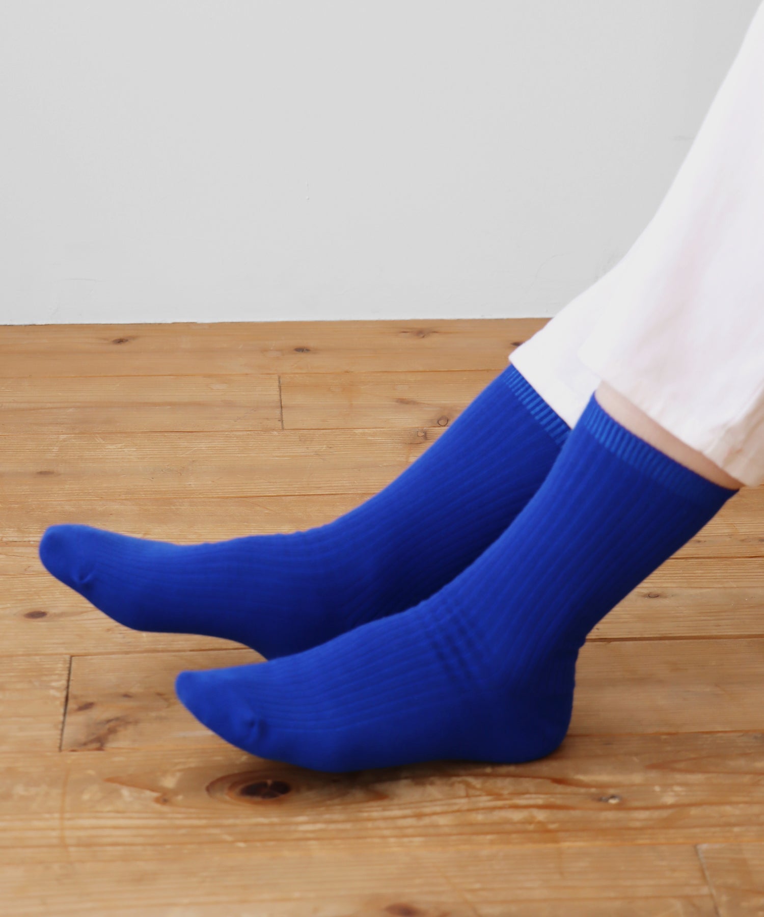 【1P】コットンリブ ベーシック クルーソックス