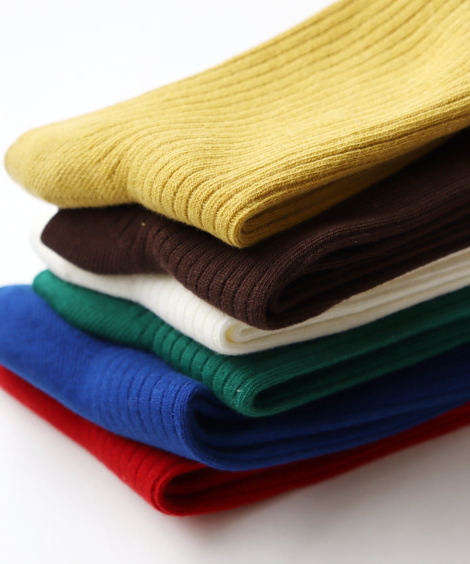 【1P】コットンリブ ベーシック クルーソックス