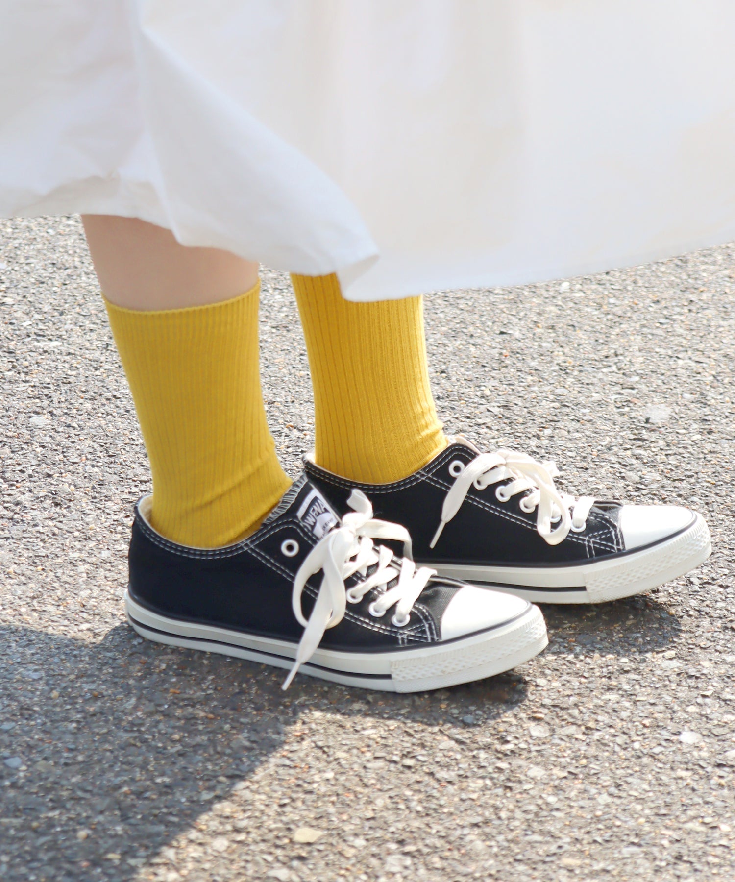 【1P】コットンリブ ベーシック クルーソックス