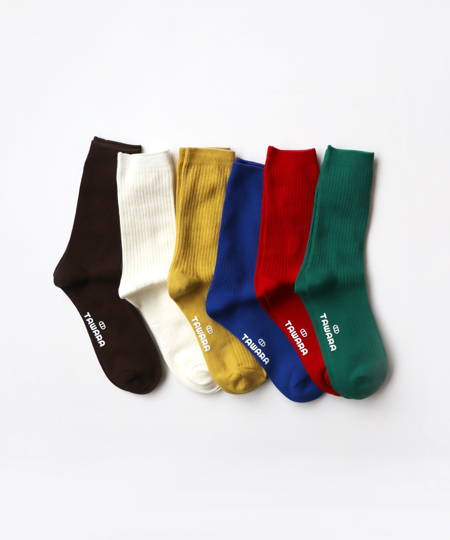 【1P】コットンリブ ベーシック クルーソックス