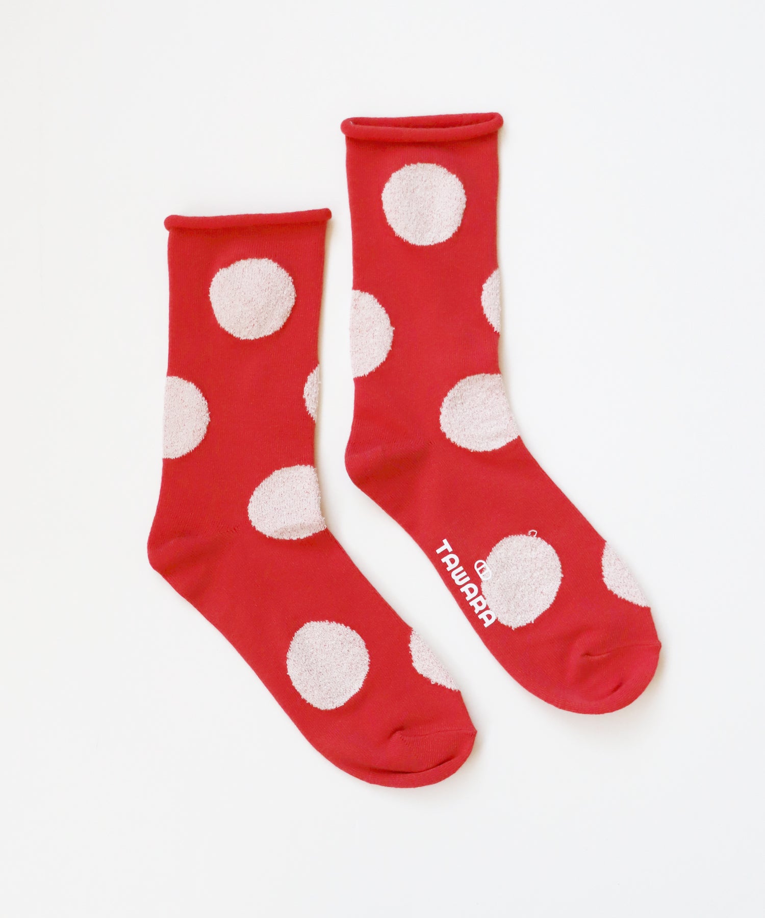 【1P】デイリードットクルーソックス