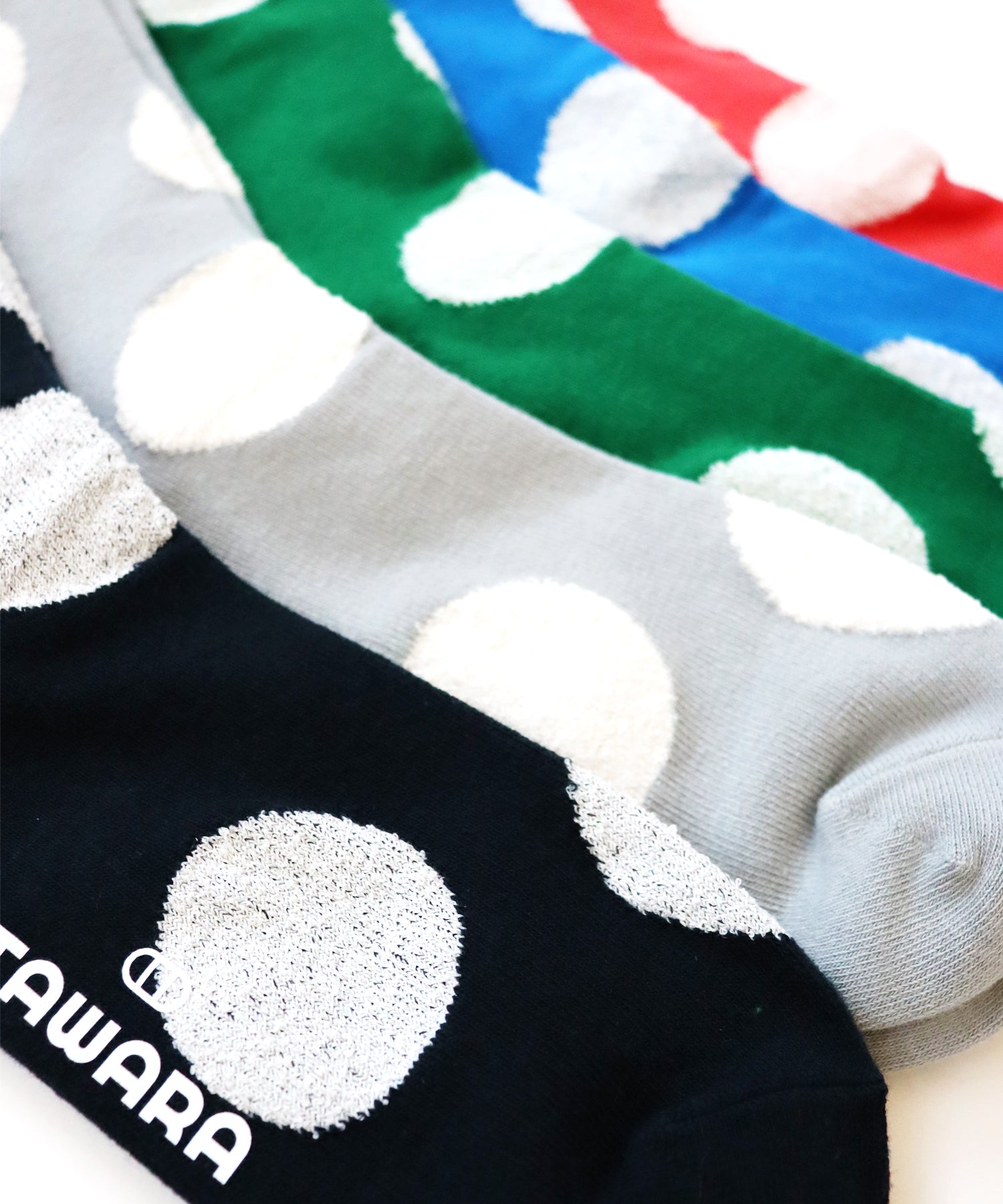 【1P】デイリードットクルーソックス