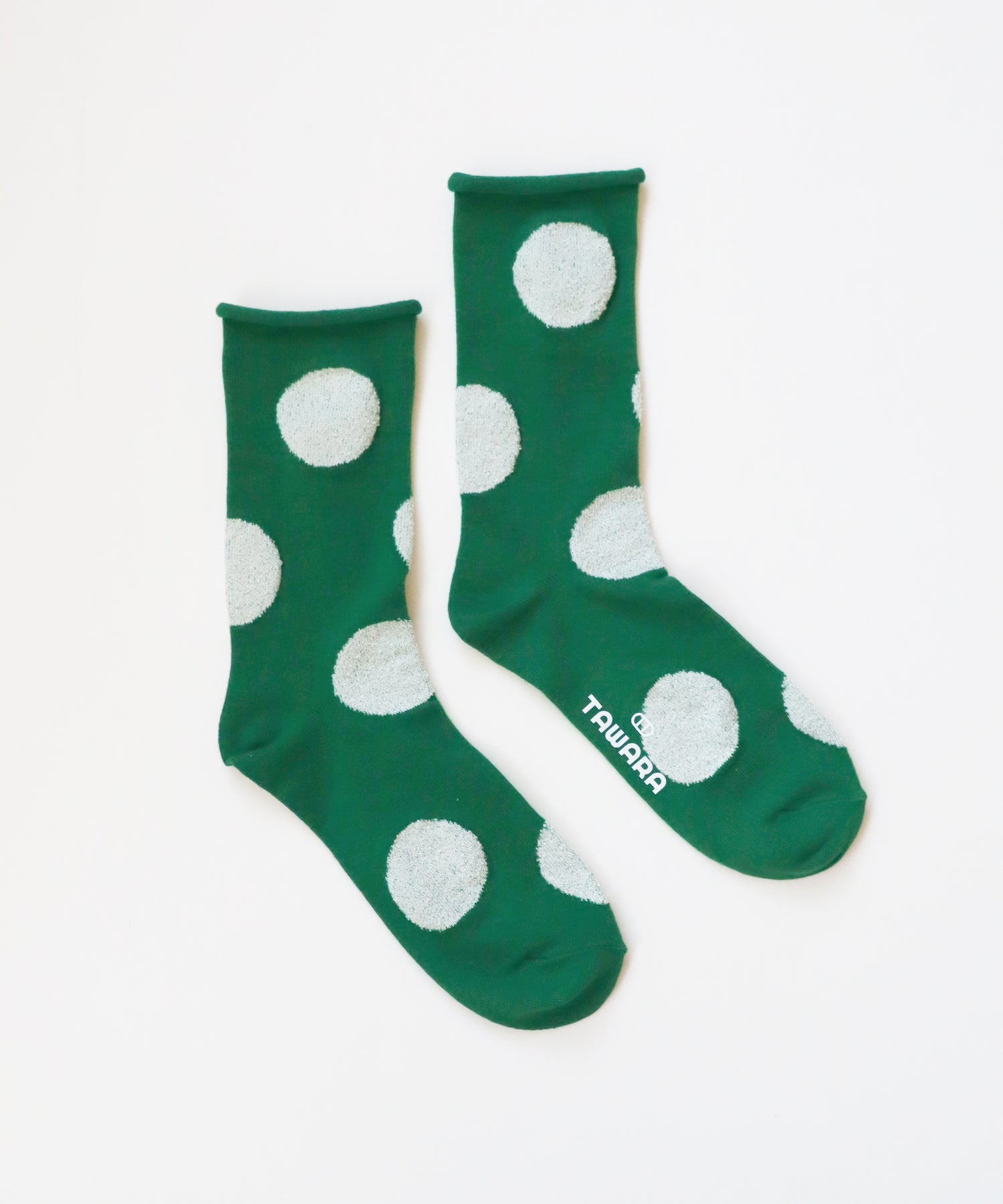 【1P】デイリードットクルーソックス