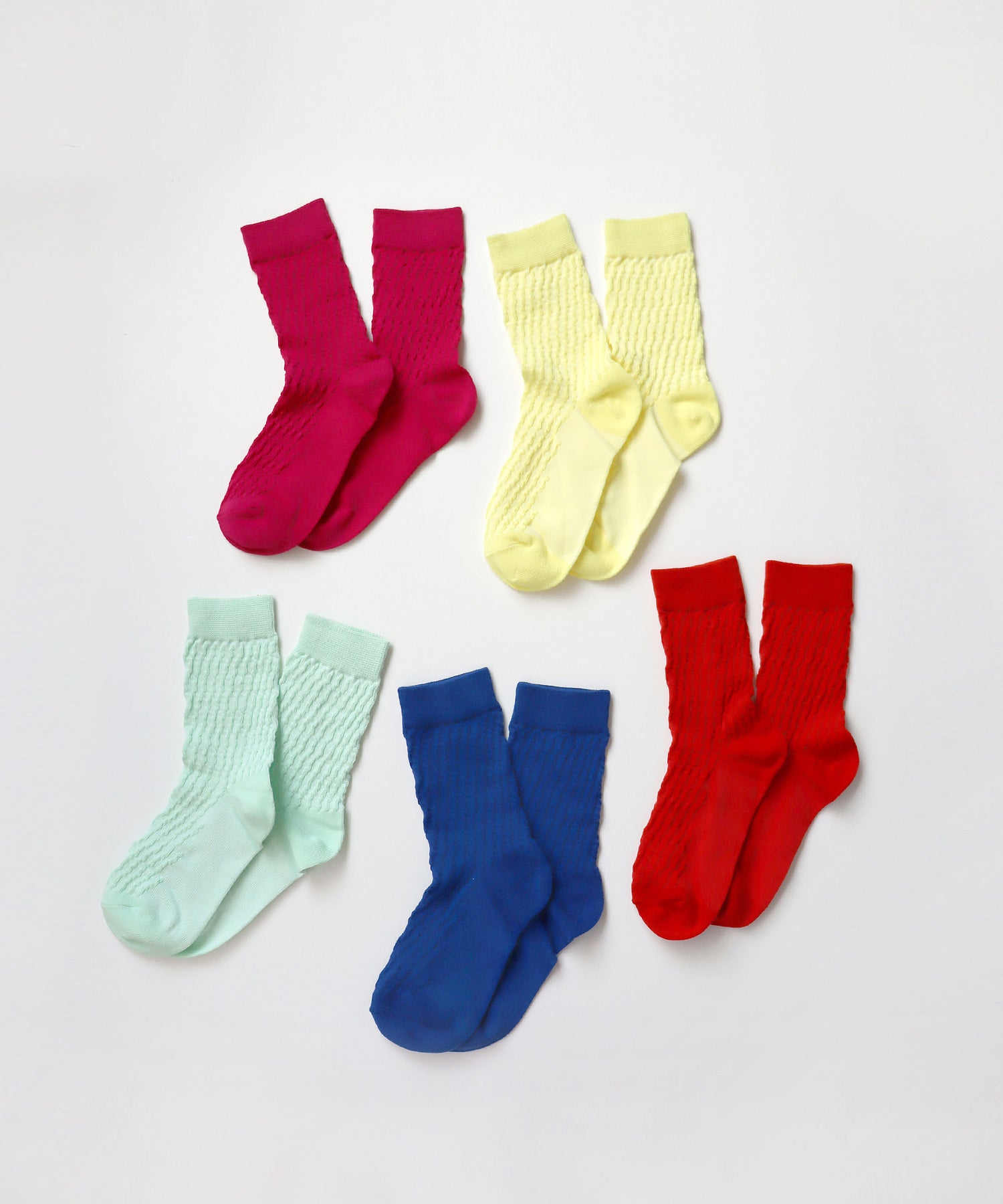 【1P】ポコポコ クルーソックス