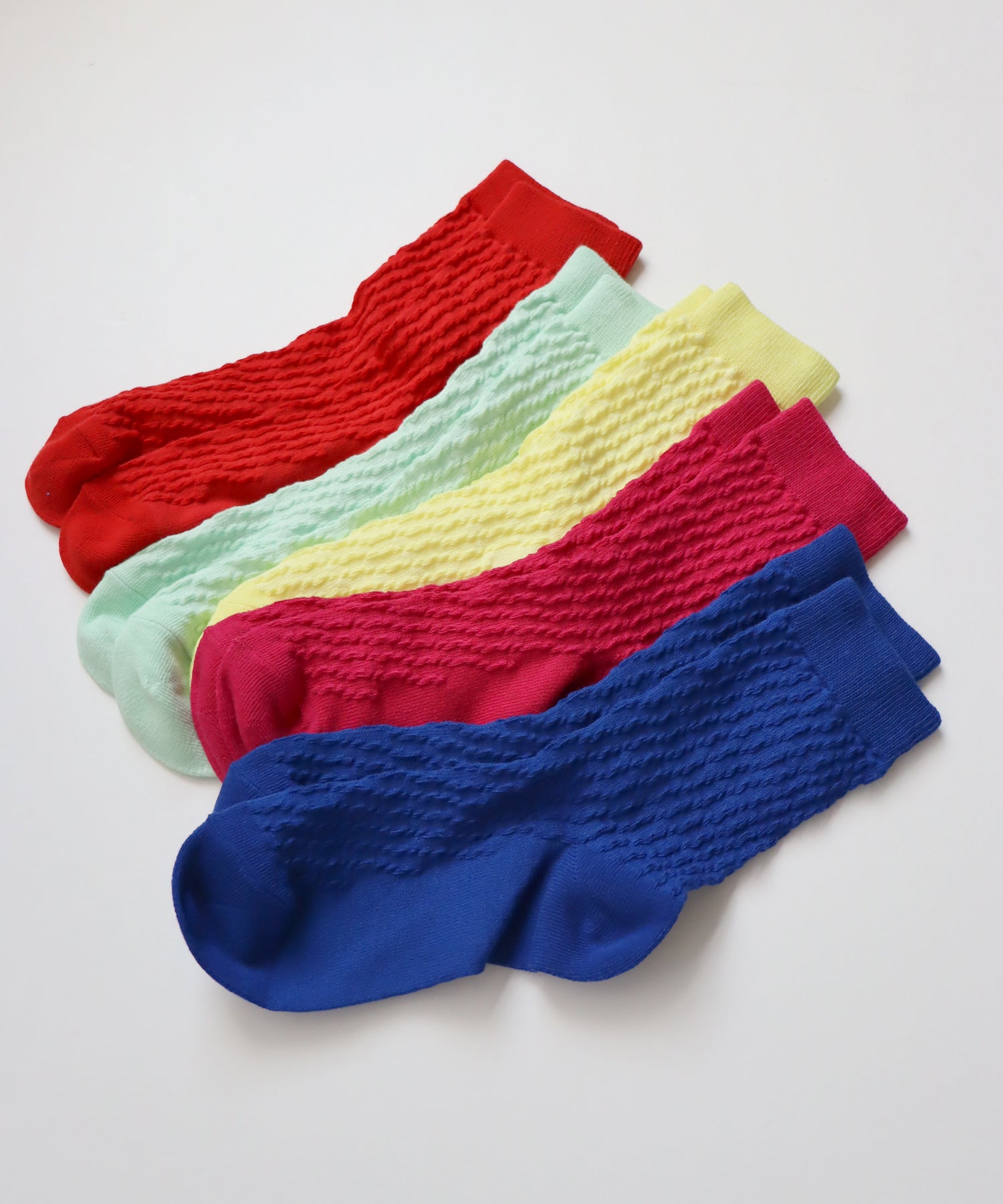 【1P】ポコポコ クルーソックス