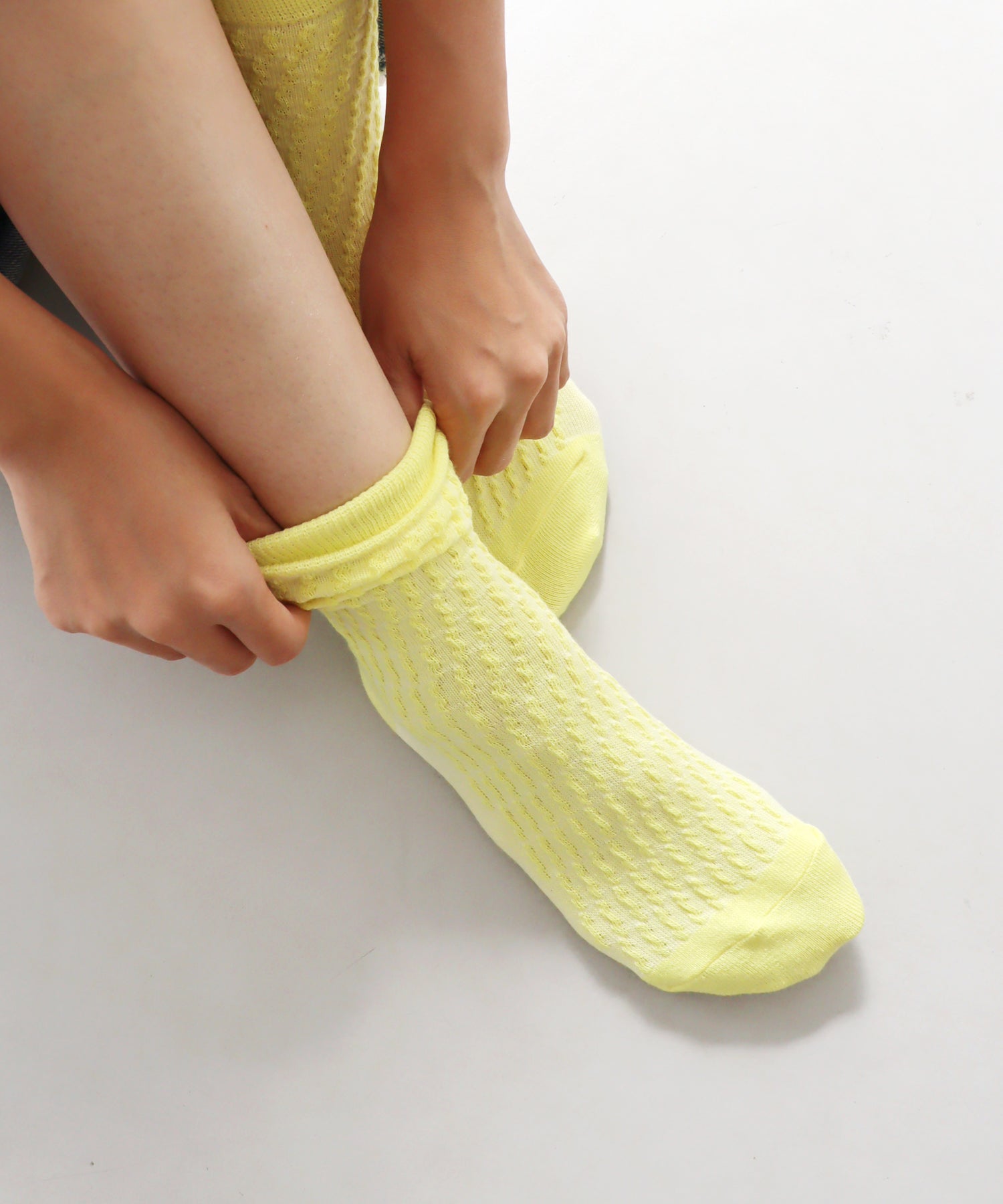 【1P】ポコポコ クルーソックス