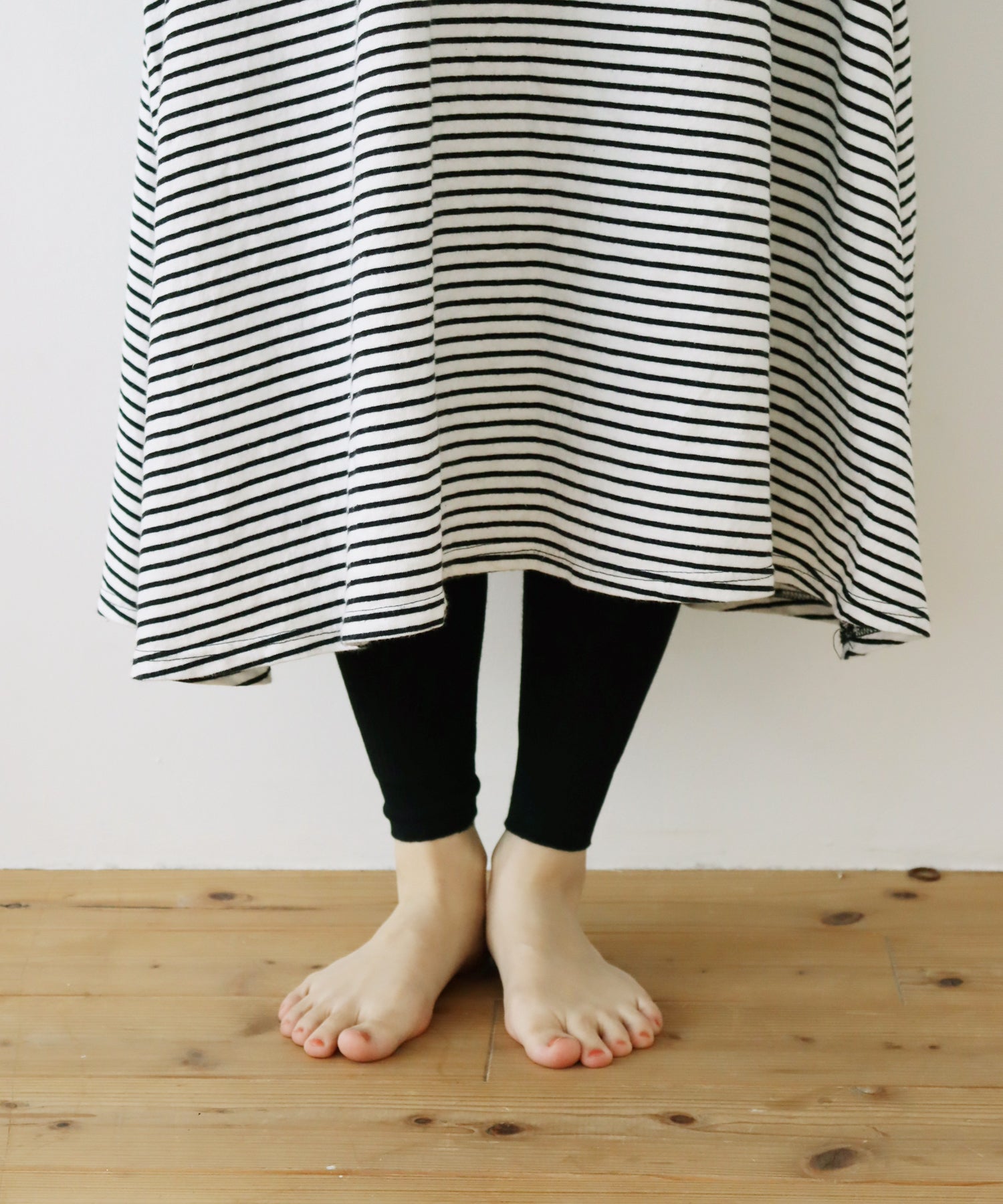 やわらかコットン リブレギンス