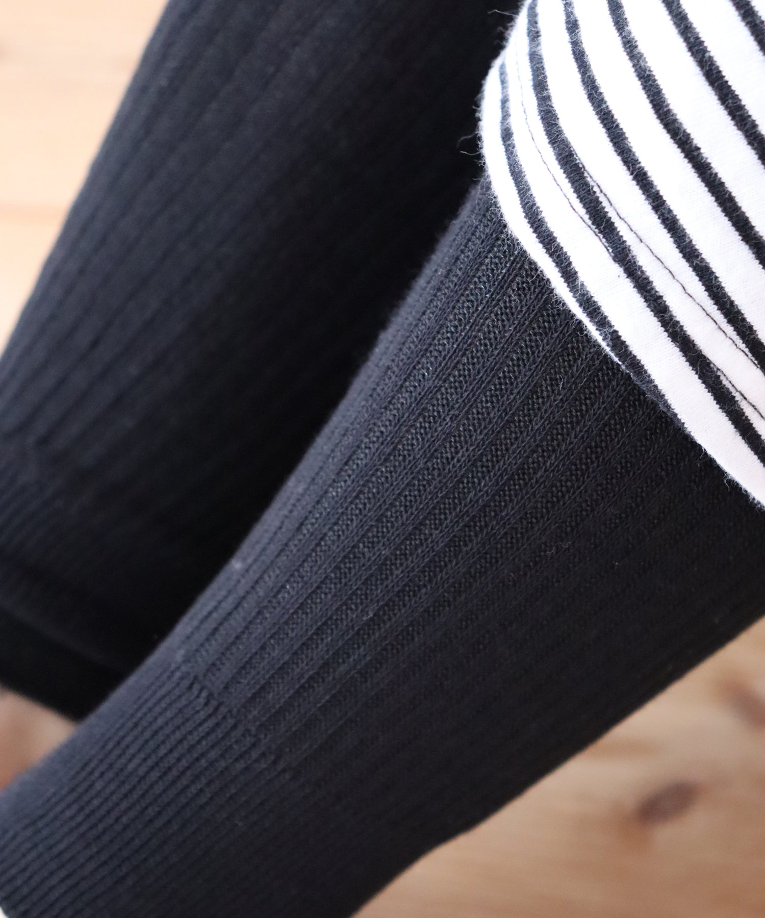 やわらかコットン リブレギンス