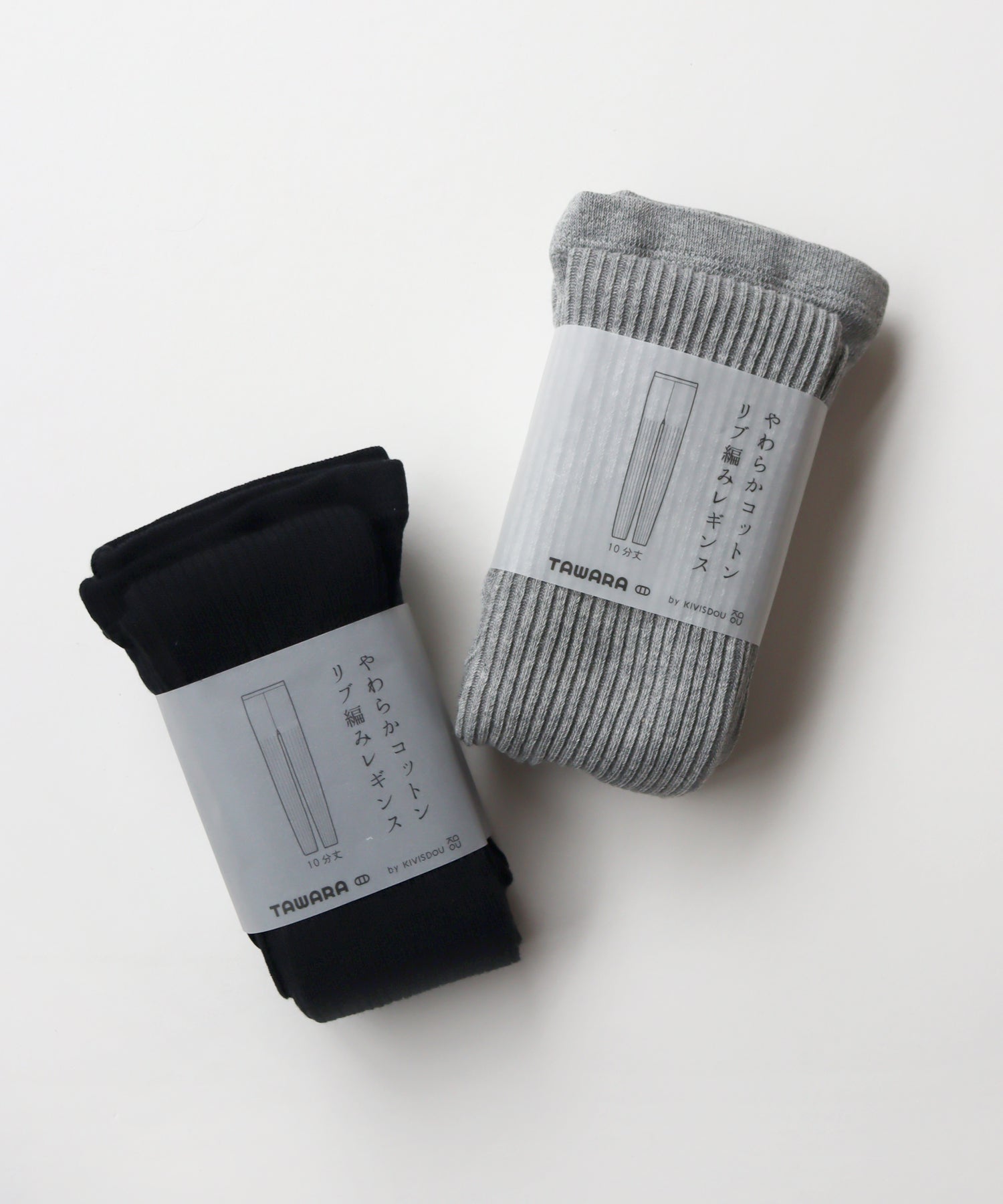 やわらかコットン リブレギンス