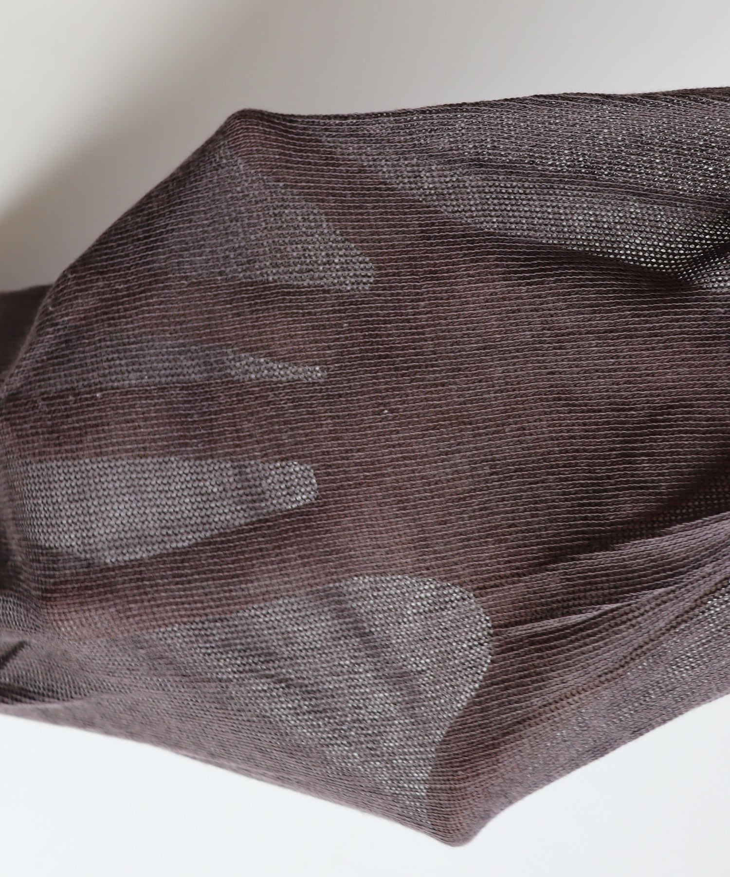 涼しい秋色のゆるっとガーゼ編み コットン レギンス