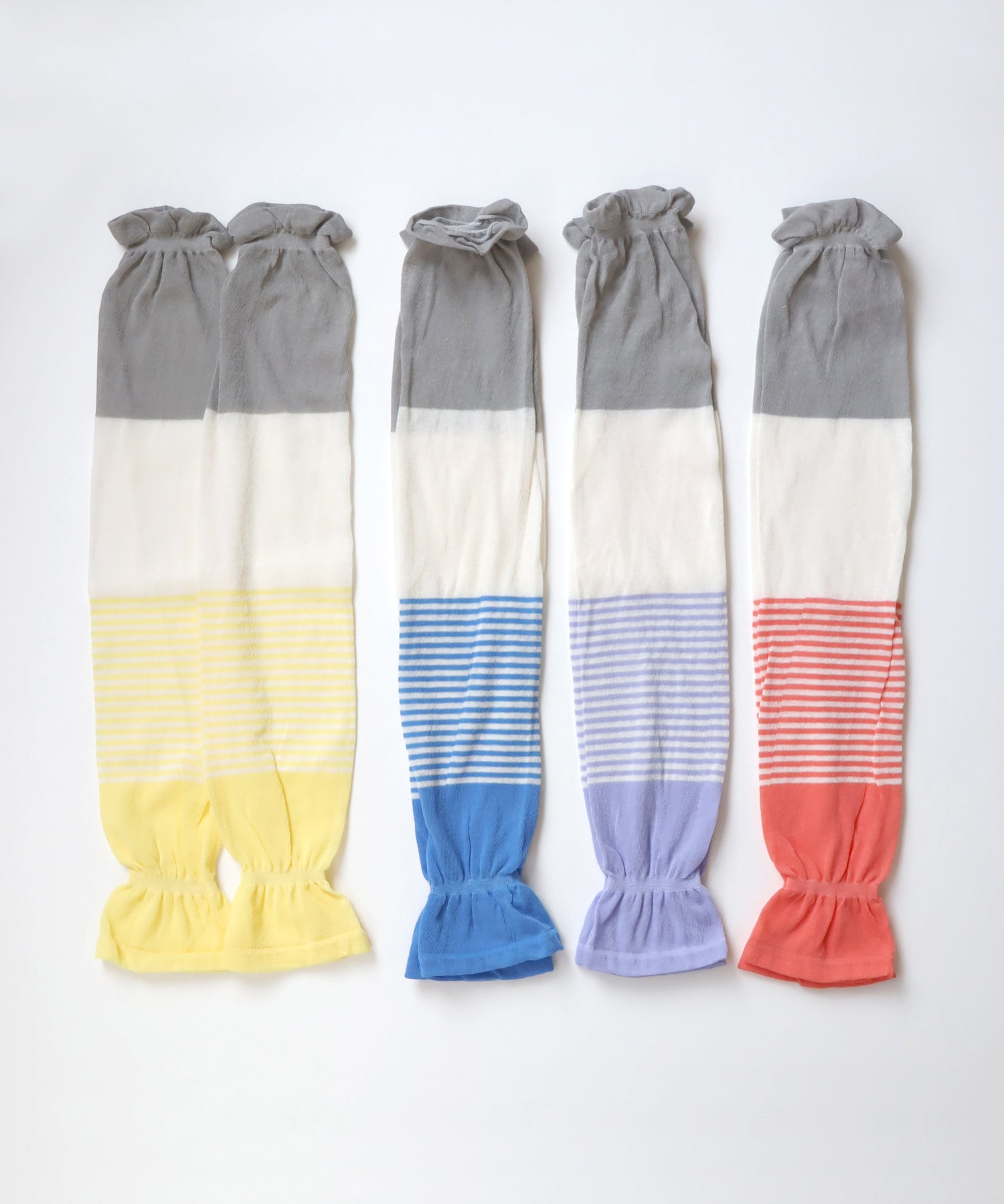 《ＵＶカット》ブライトボーダー アームカバー