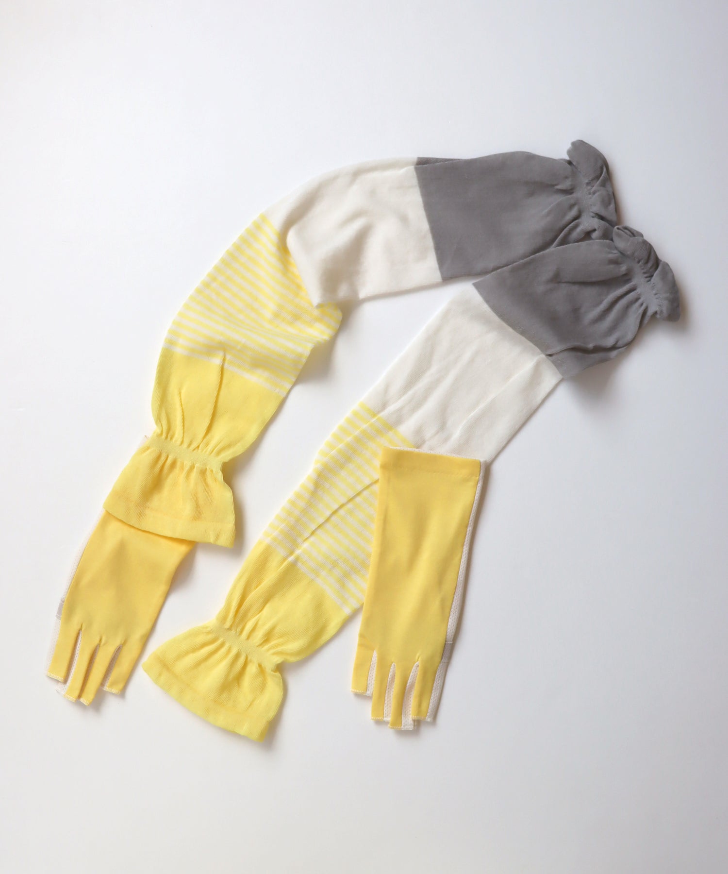 《ＵＶカット》ブライトボーダー アームカバー