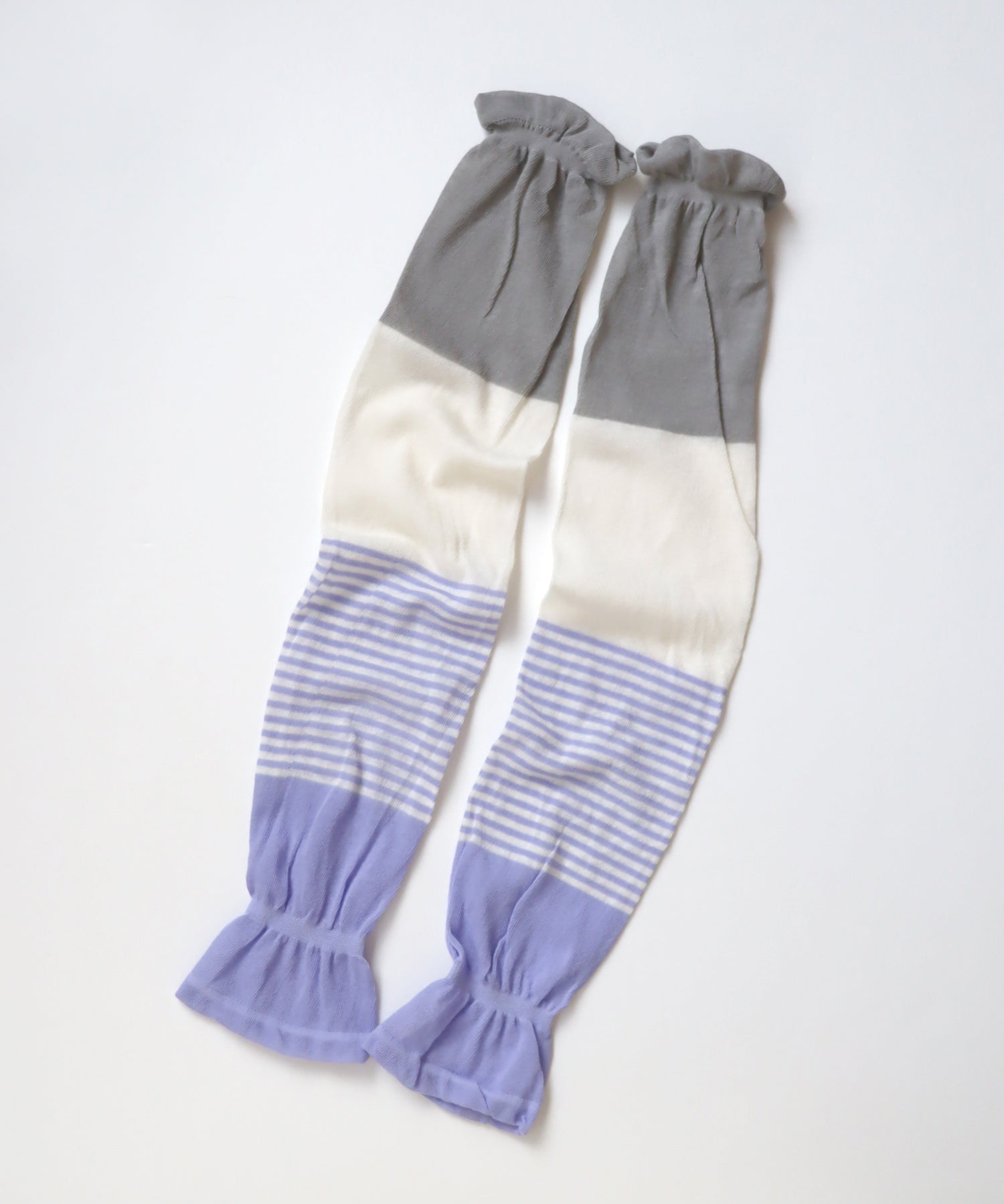 《ＵＶカット》ブライトボーダー アームカバー