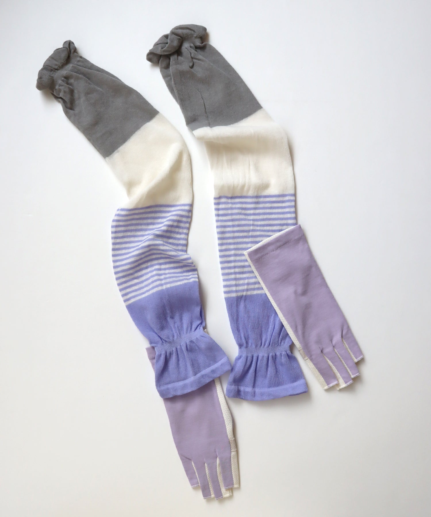 《ＵＶカット》ブライトボーダー アームカバー